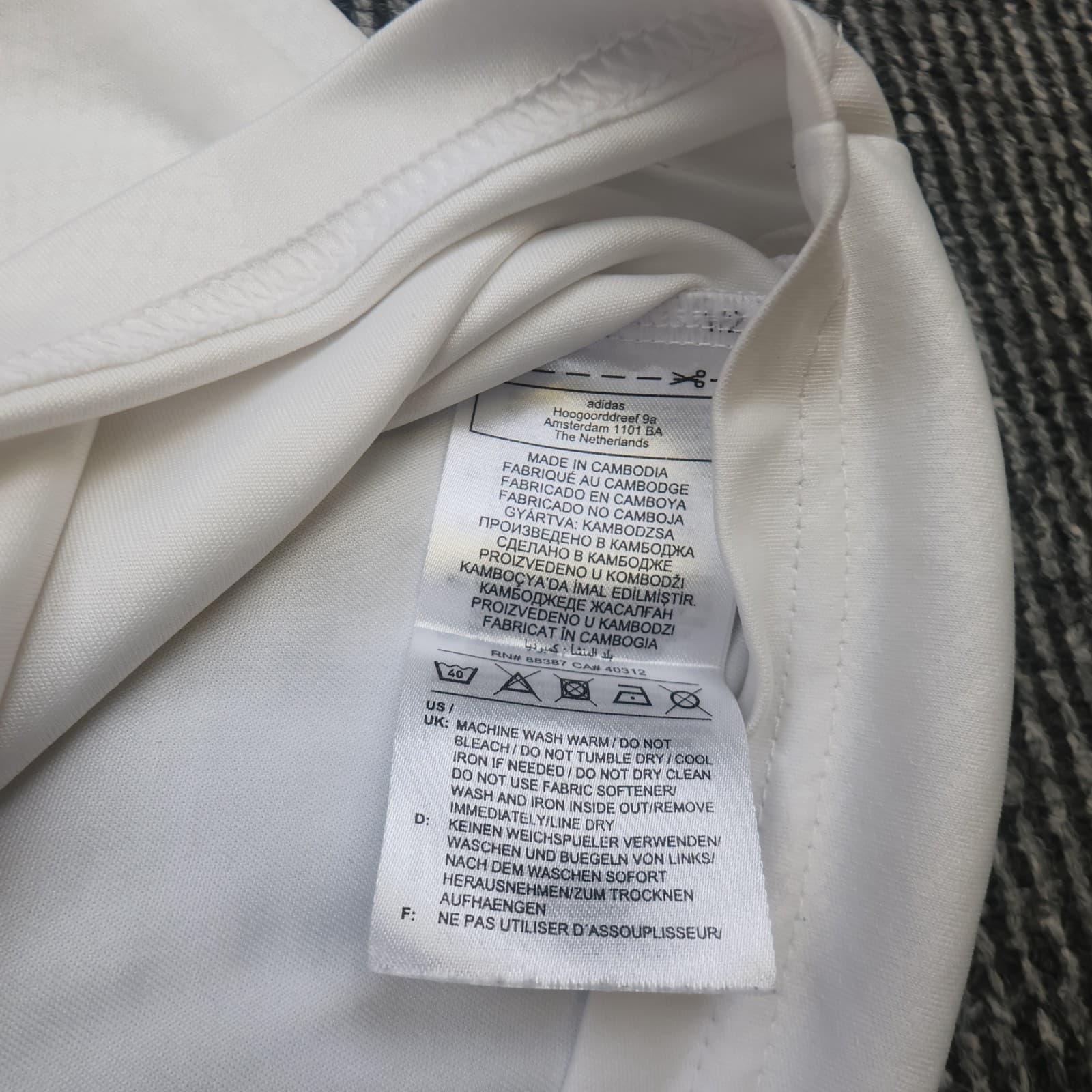 Manchester United Extra Large Medium White Away Kit 2022 2023 Adidas Jersey photo 8
