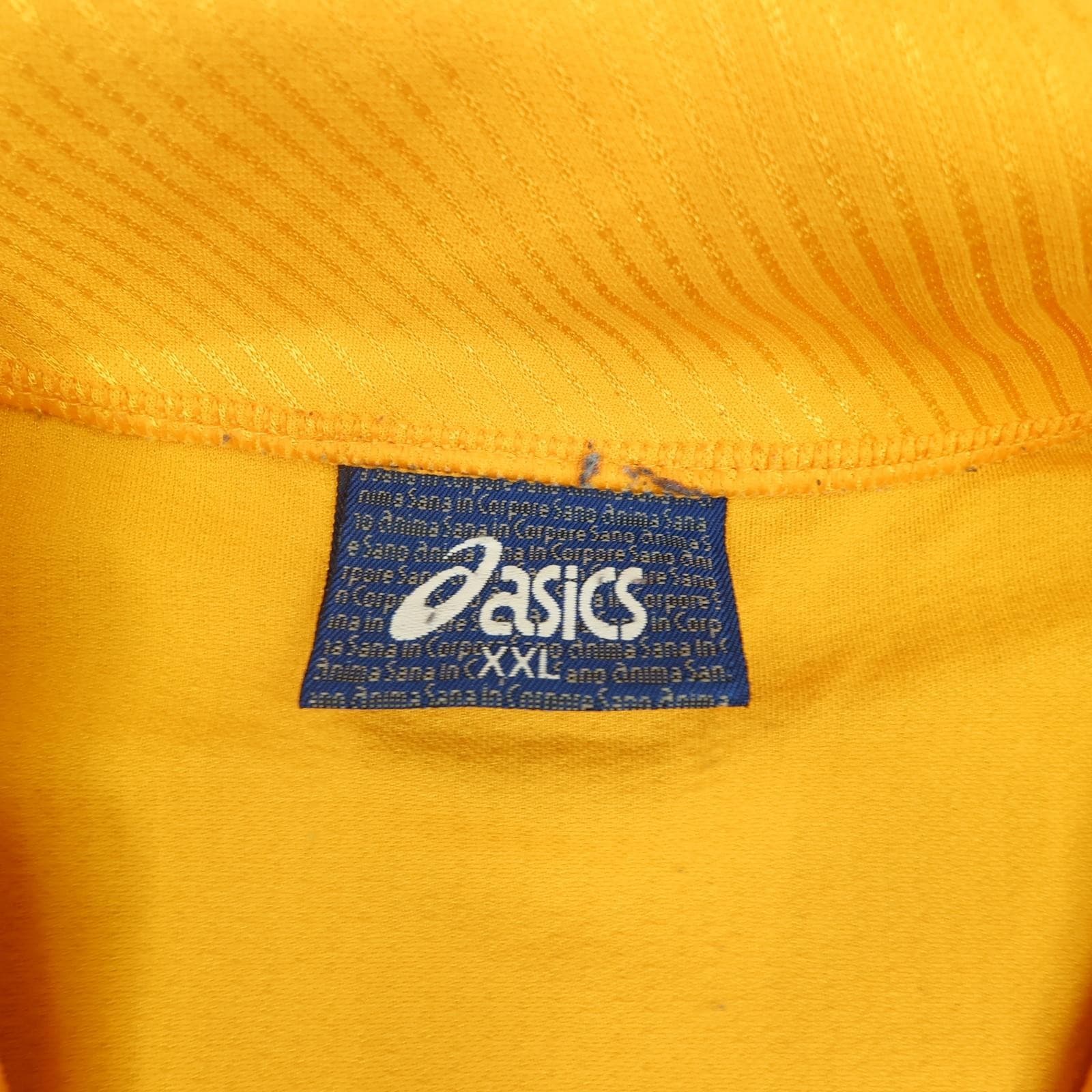 Vintage Millwall Away Shirt Mens 2XL Yellow Asics LIVETV Wembley 1998 1999 photo 7