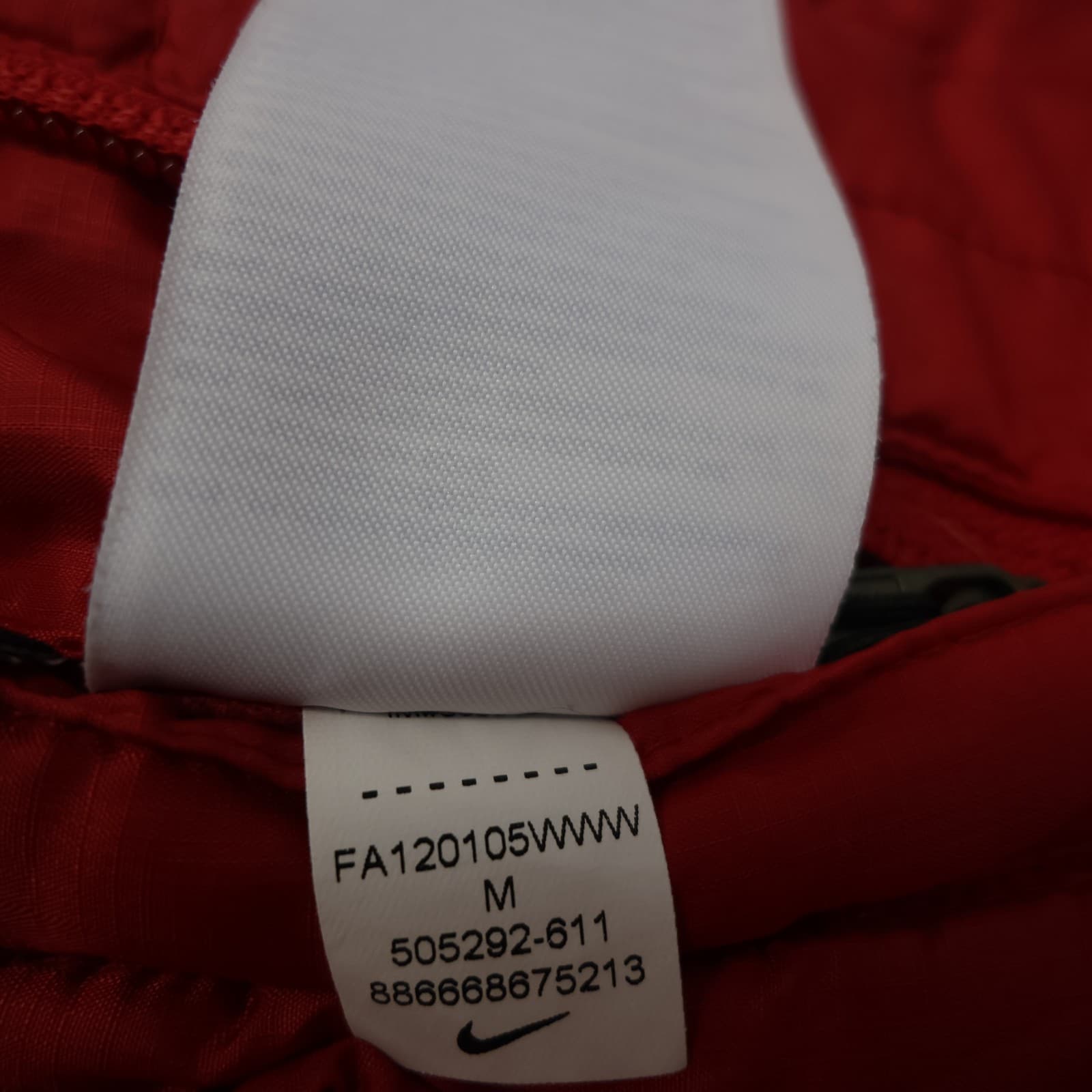 Arsenal Jacket Medium Navy White Red Winter Nike Padded Coat Reversible Puffer photo 18