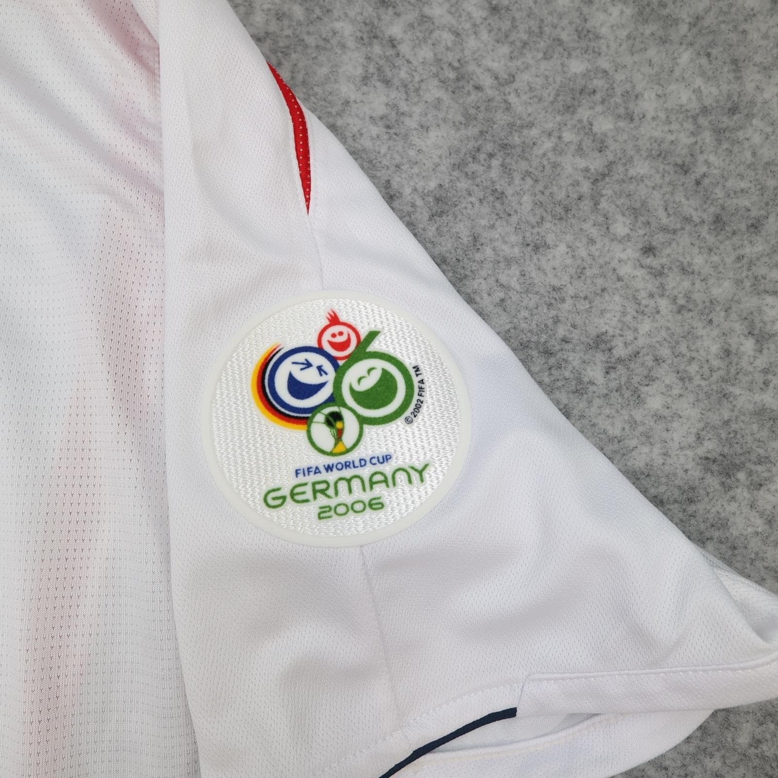 Vintage England Home Shirt Mens 2XL White 2005 2007 Football Umbro Rooney 9 photo 4