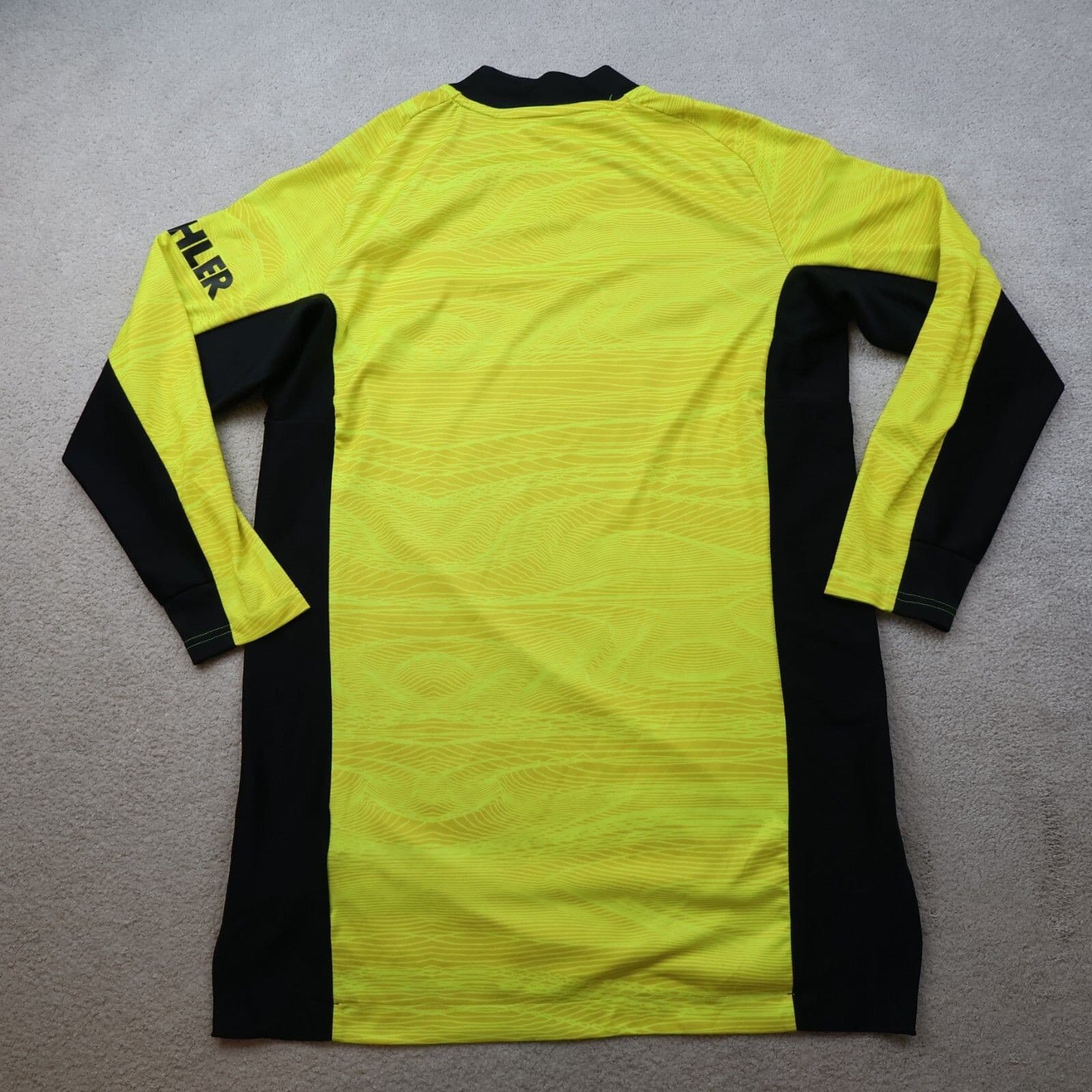 Manchester United Shirt Medium Yellow Goalkeeper Kit 2021 2022 Adidas Jersey photo 2