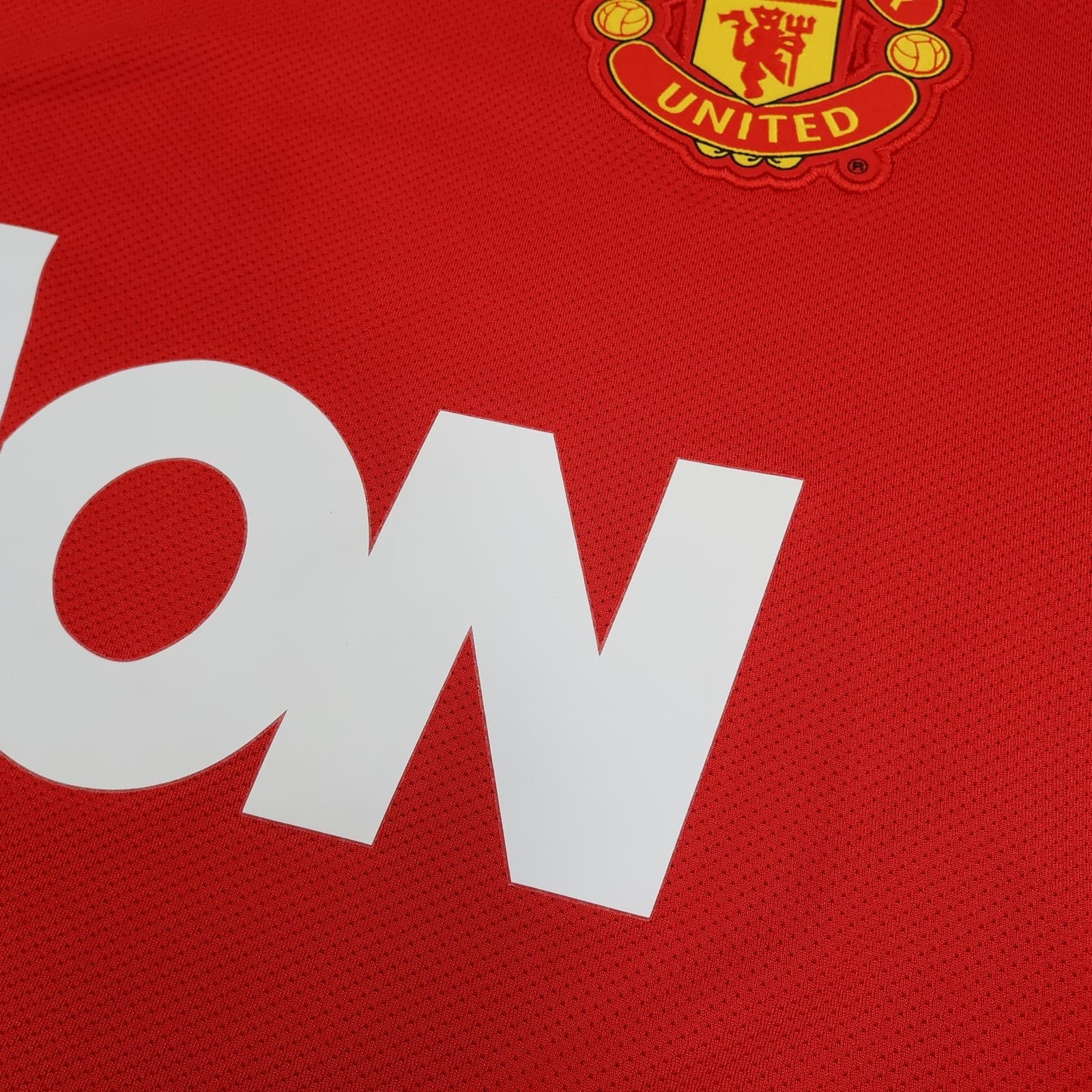 Manchester United Shirt Mens Medium Red Home 2010 2011 Nike Soccer Phil Jones 4 photo 5