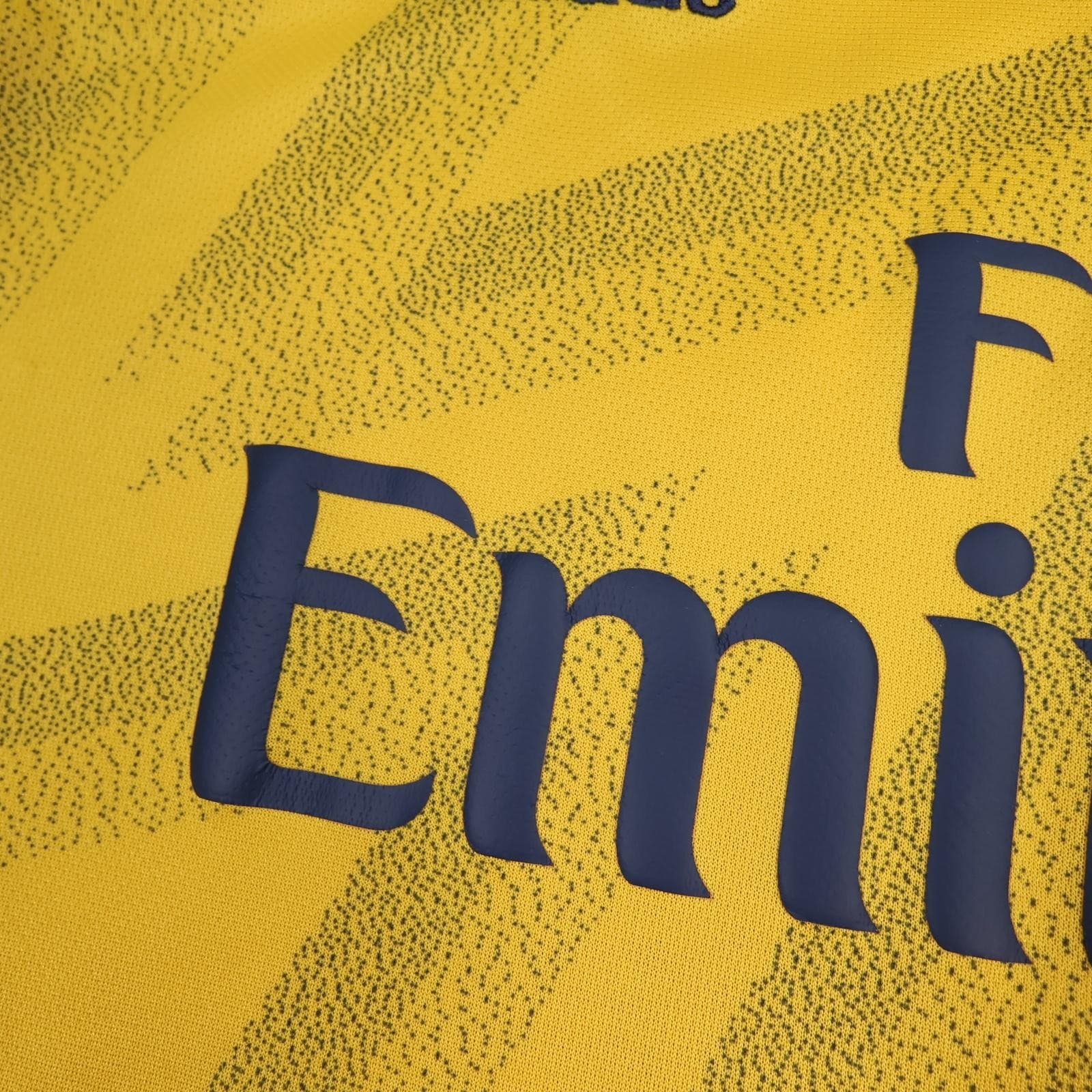 Arsenal Away Shirt Mens Small Yellow 2019 2020 Football Adidas Saka 77 Jersey photo 4