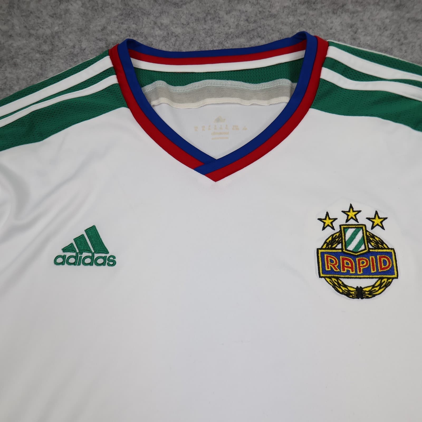 Rapid Vienna Football Shirt Extra Large White Away 2014 2016 Soccer Jersey photo 3