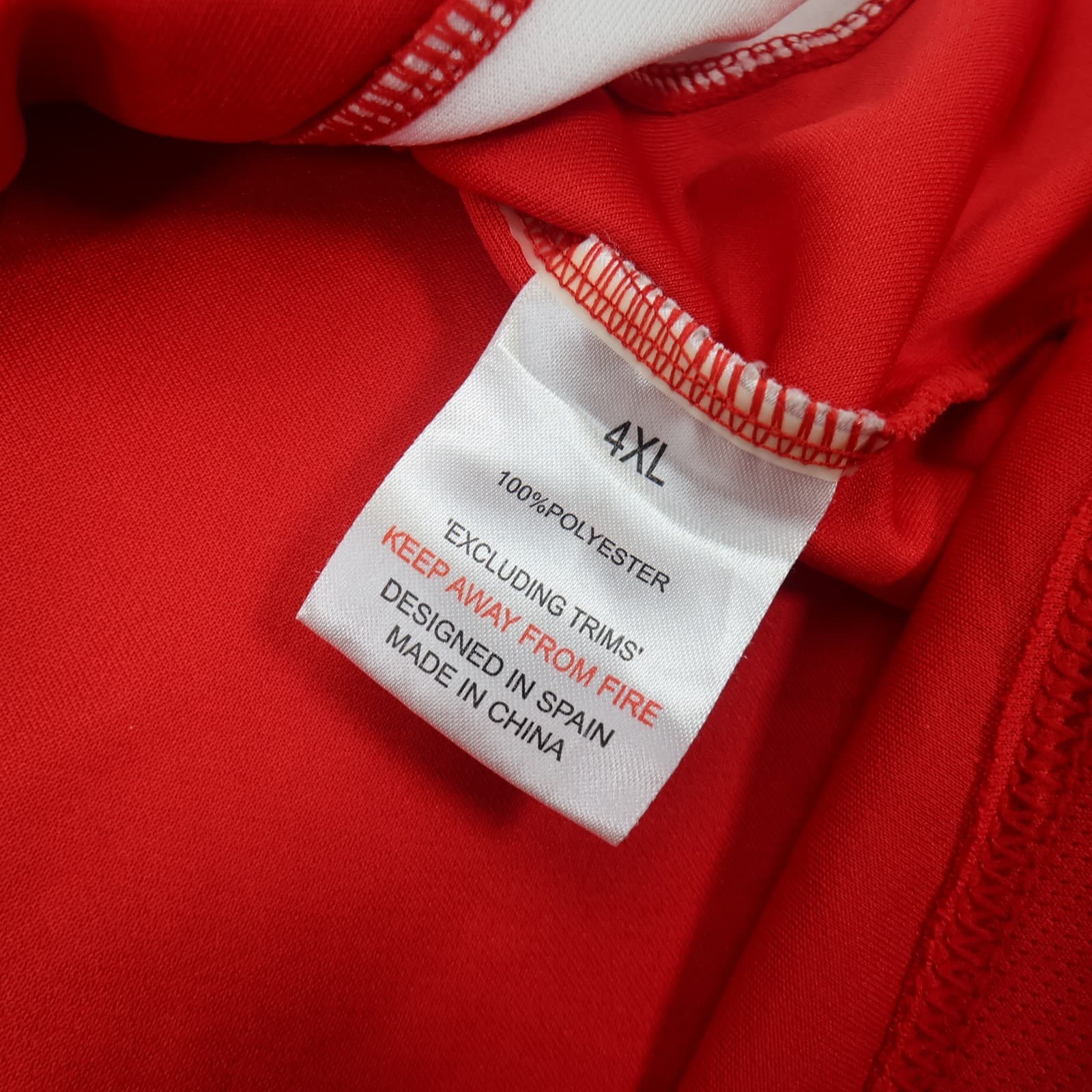Charlton Athletic Shirt 4XL Red Home Kit 2009 2010 Joma Soccer Jersey XXXXL photo 10