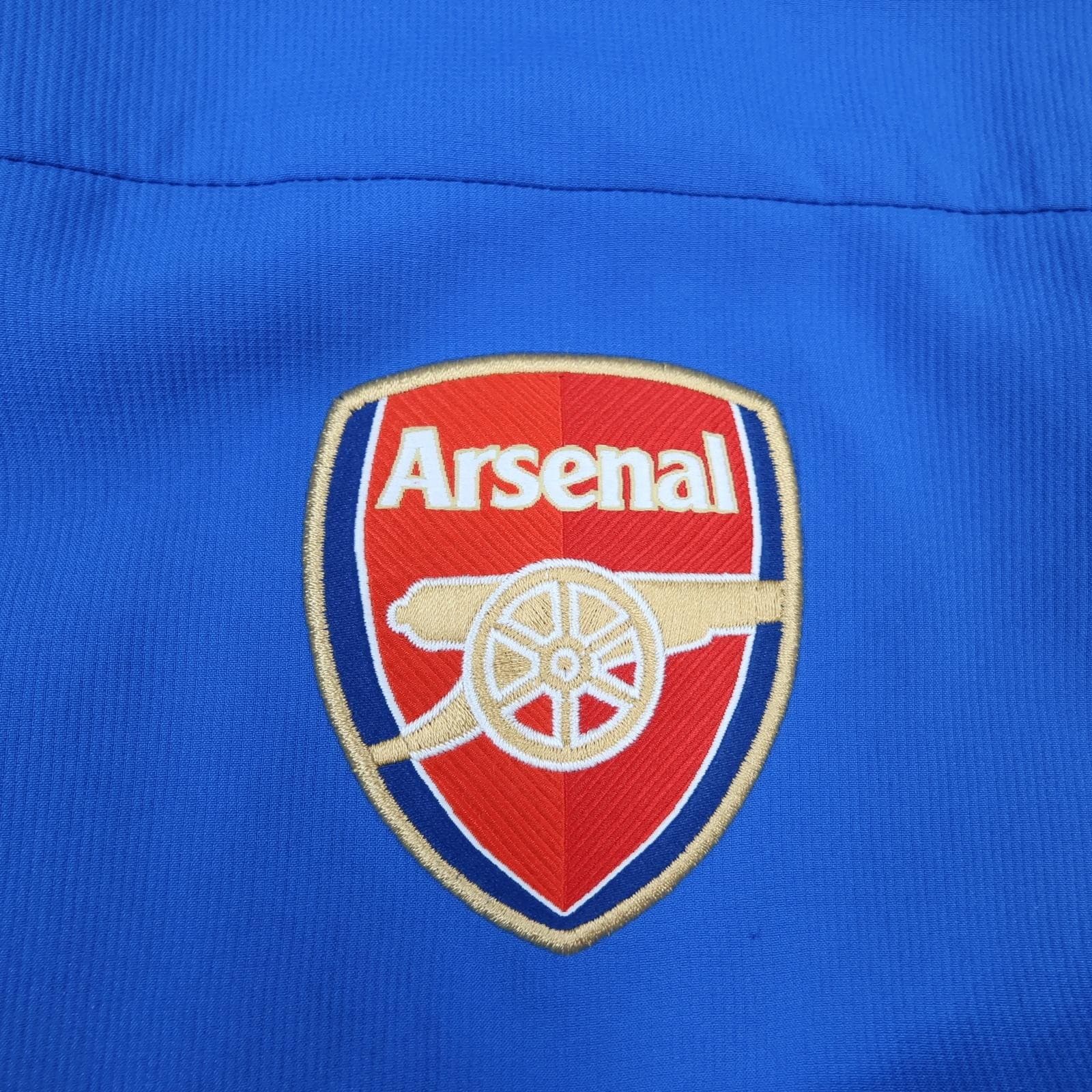 Arsenal Jacket Mens Extra Large Blue Yellow Football Nike Dri Fit 2013 2014 photo 2