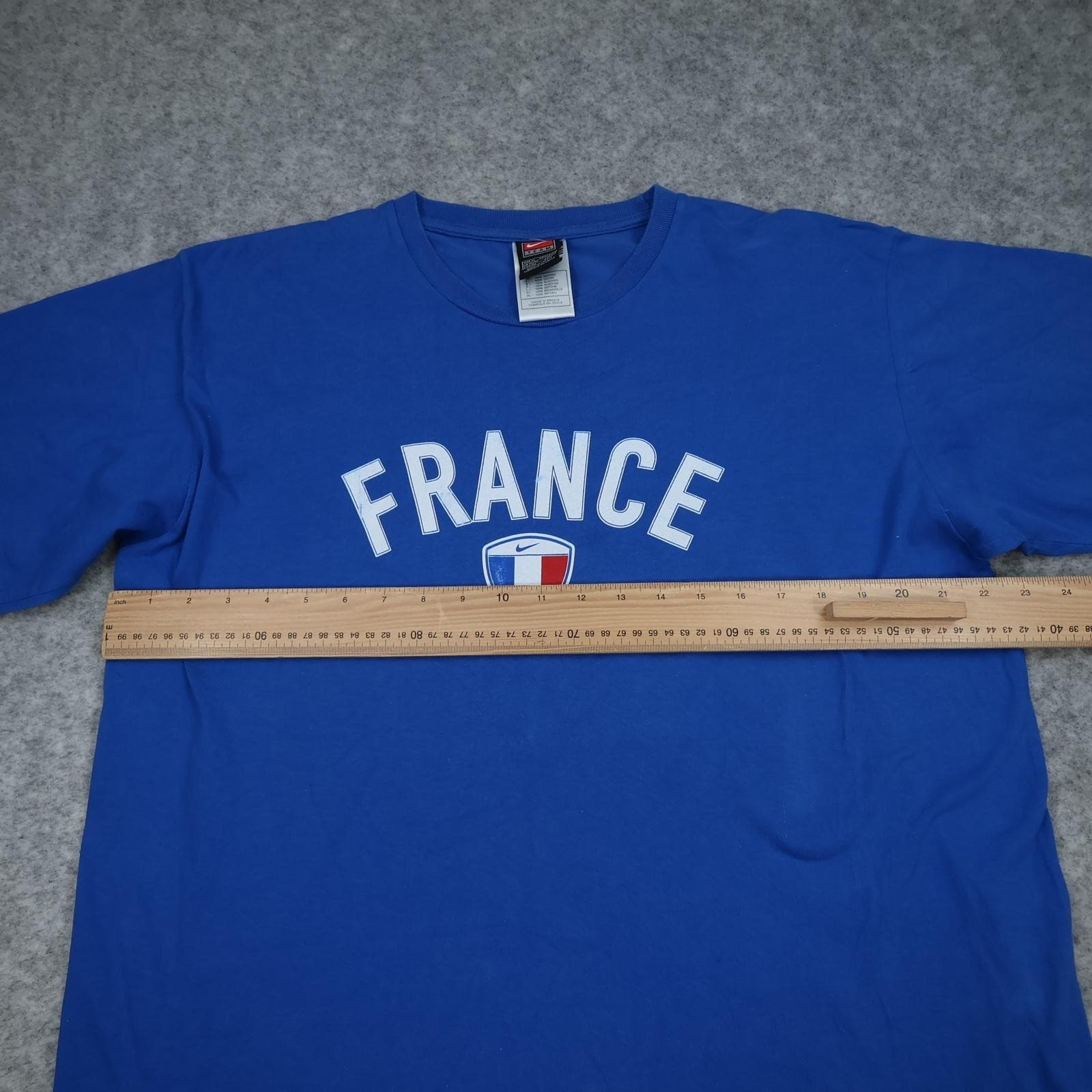 Vintage France Training Shirt Mens XL Blue 2002 Football Nike Henry 12 00s photo 9