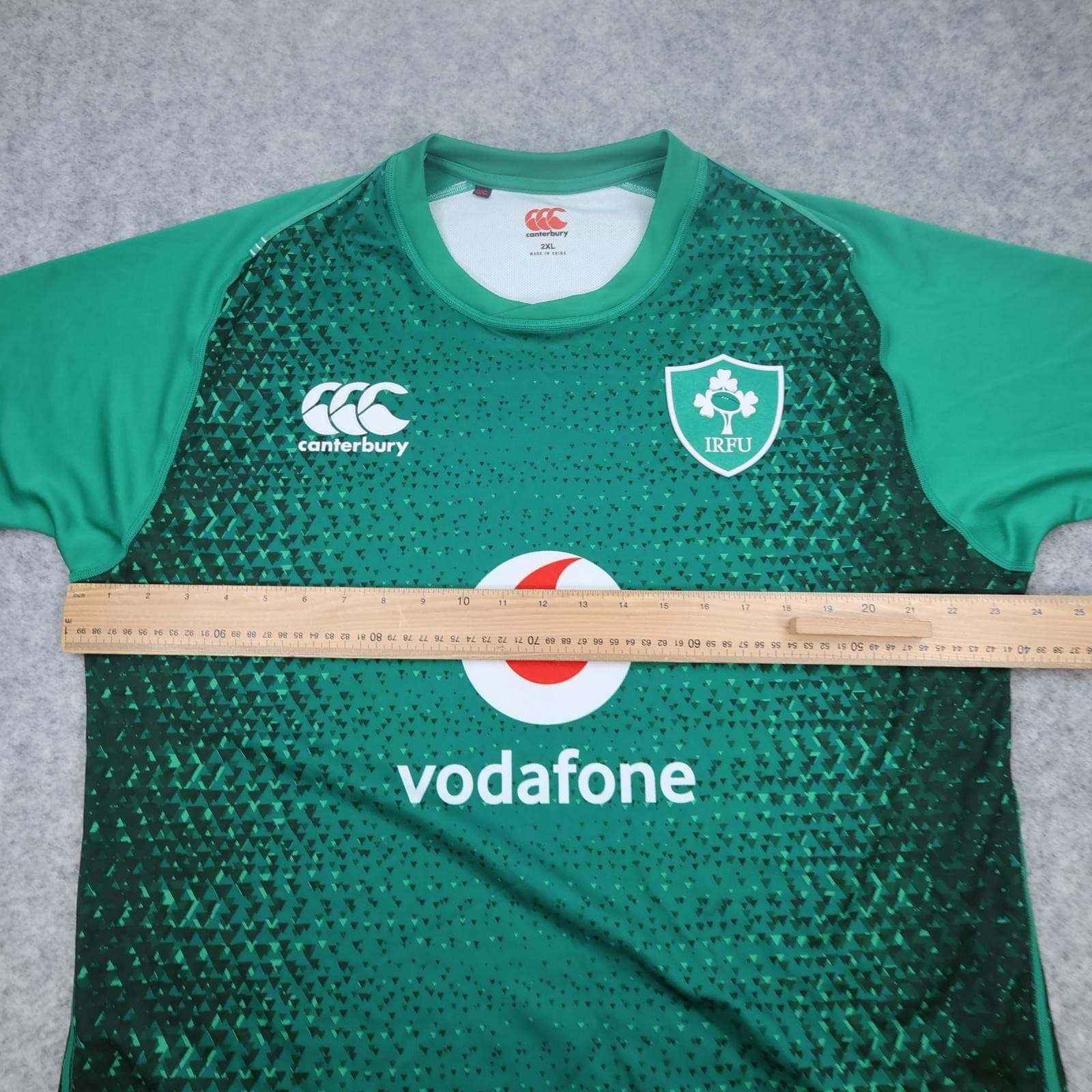 Ireland Rugby Shirt Mens 2XL Green Rugby Union Canterbury 2018 2019 Vapodri photo 11