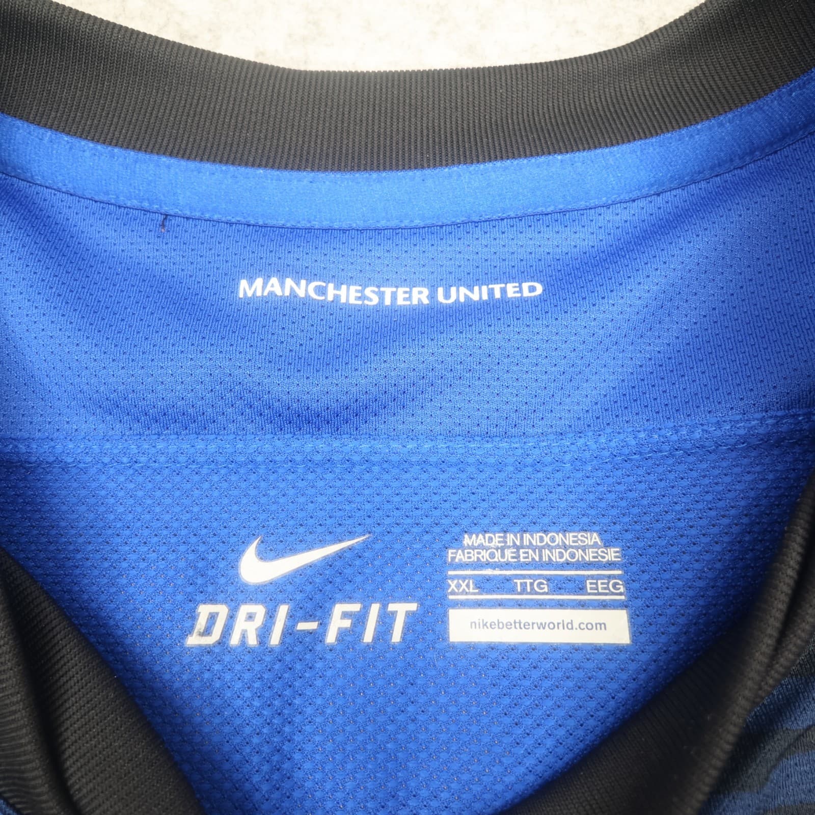 Manchester United Shirt 2XL Away Blue Home Kit 2011 2012 Jersey Alex Ferguson photo 8