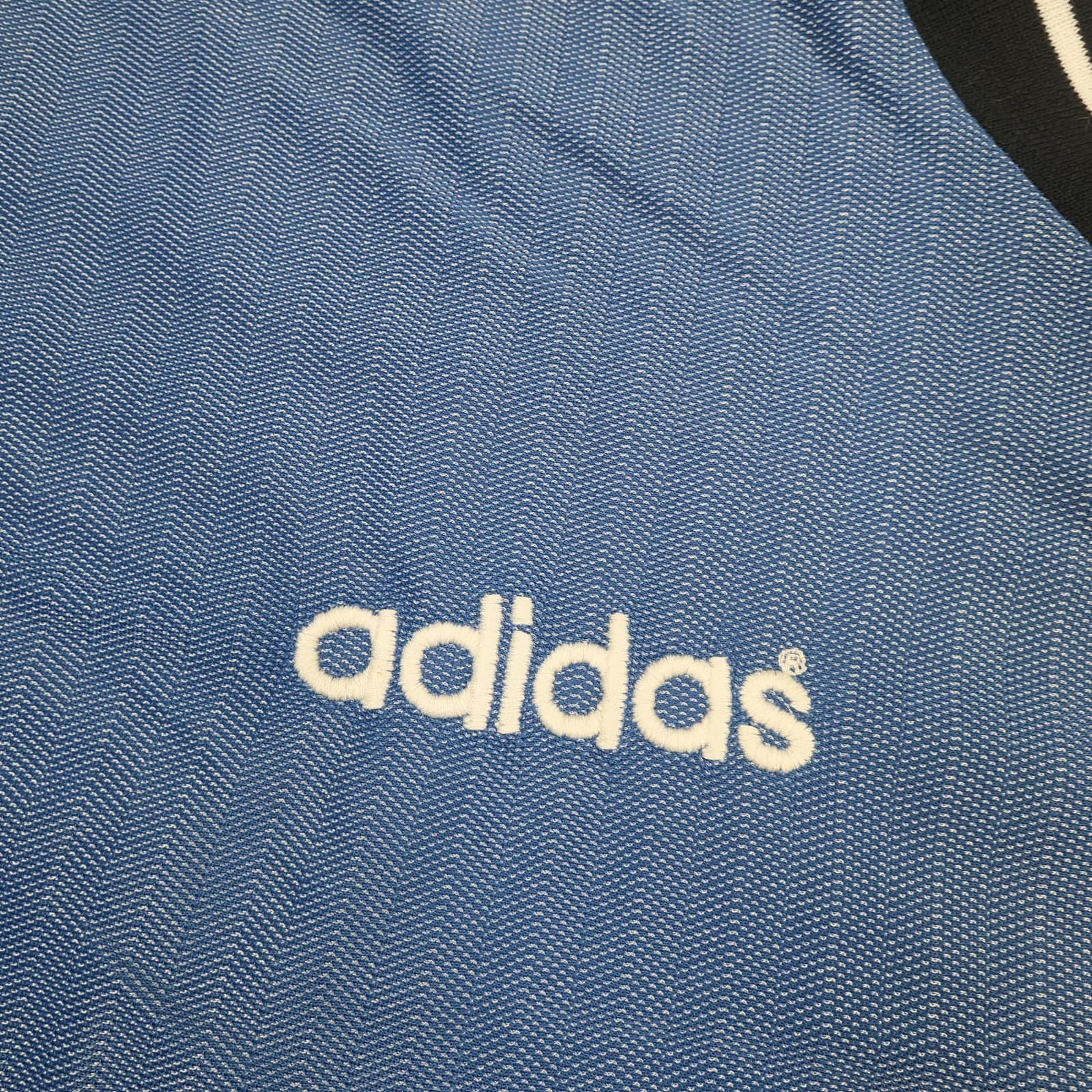 Vintage Newcastle United Shirt Mens Large Blue Away Adidas Brown Ale 1996 1997 photo 6