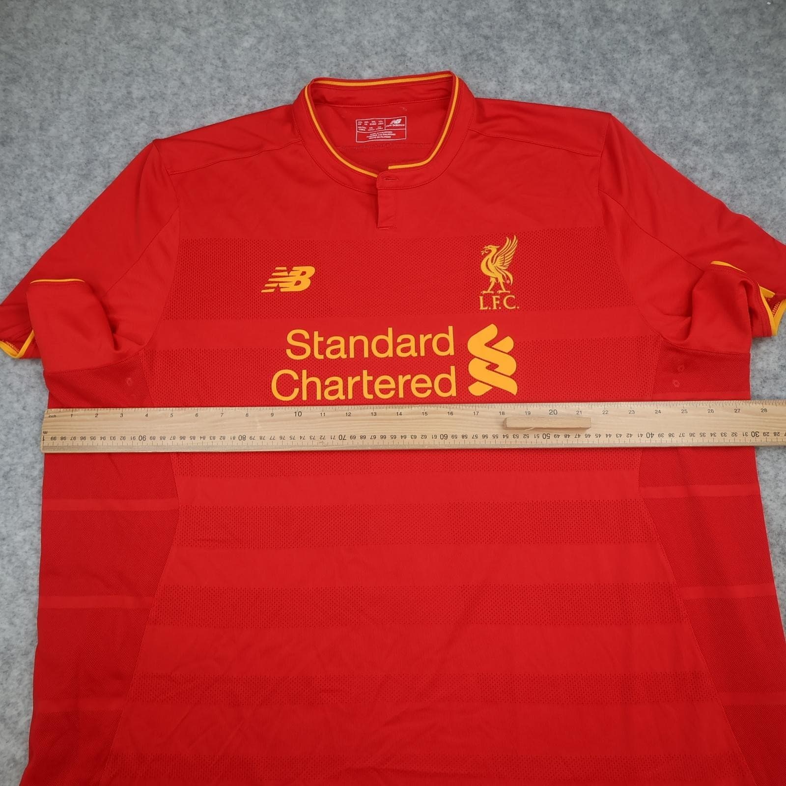 Liverpool Shirt Mens 3XL Red Home 2016 2017 New Balance Standard Chartered photo 12