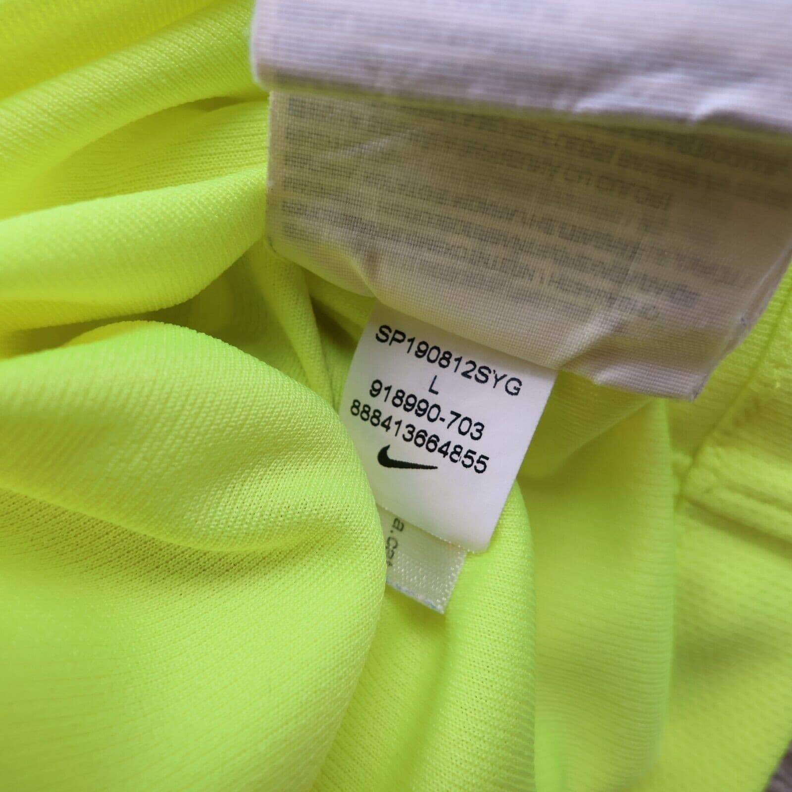 Barcelona Shirt Large Yellow Third Kit 2014 2015 Nike Soccer Jersey Lionel Messi photo 17