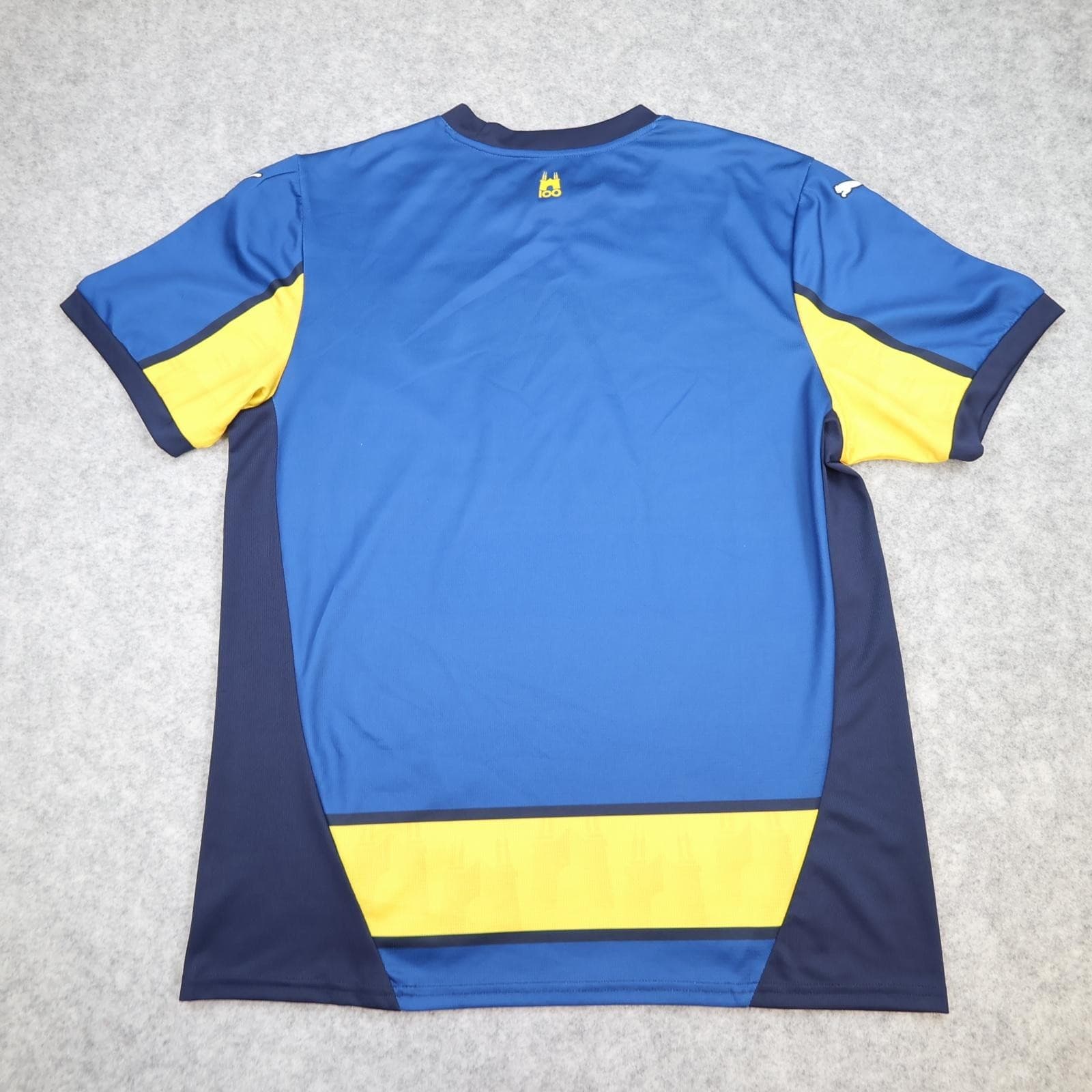 Parma Shirt Mens Large Yellow Blue Away 2024 2025 Puma Prometeon DryCELL Jersey photo 2