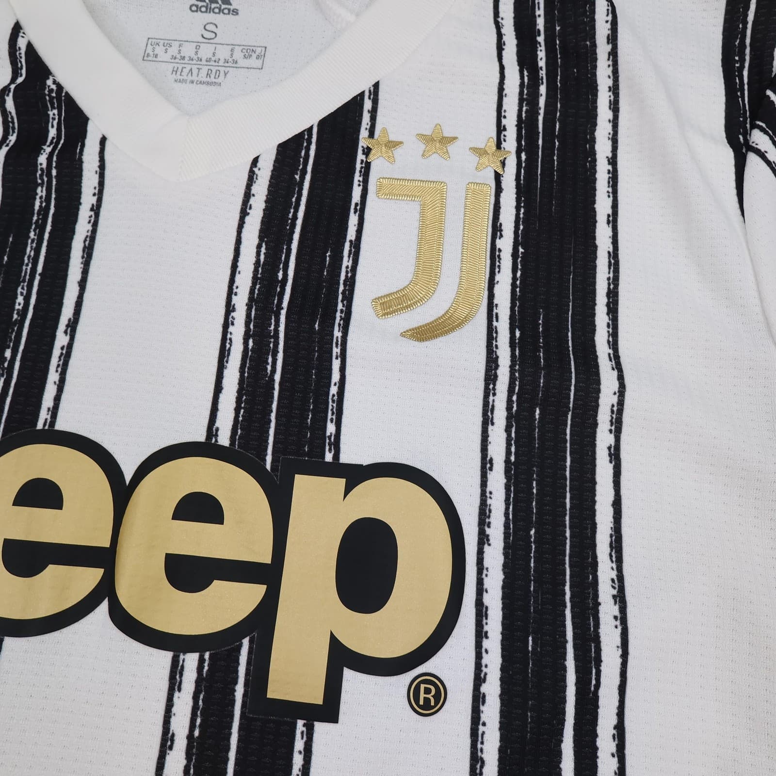 Juventus Shirt Womens Small 8-10 Home 2020 2021 Ladies Soccer Adidas Jersey photo 5