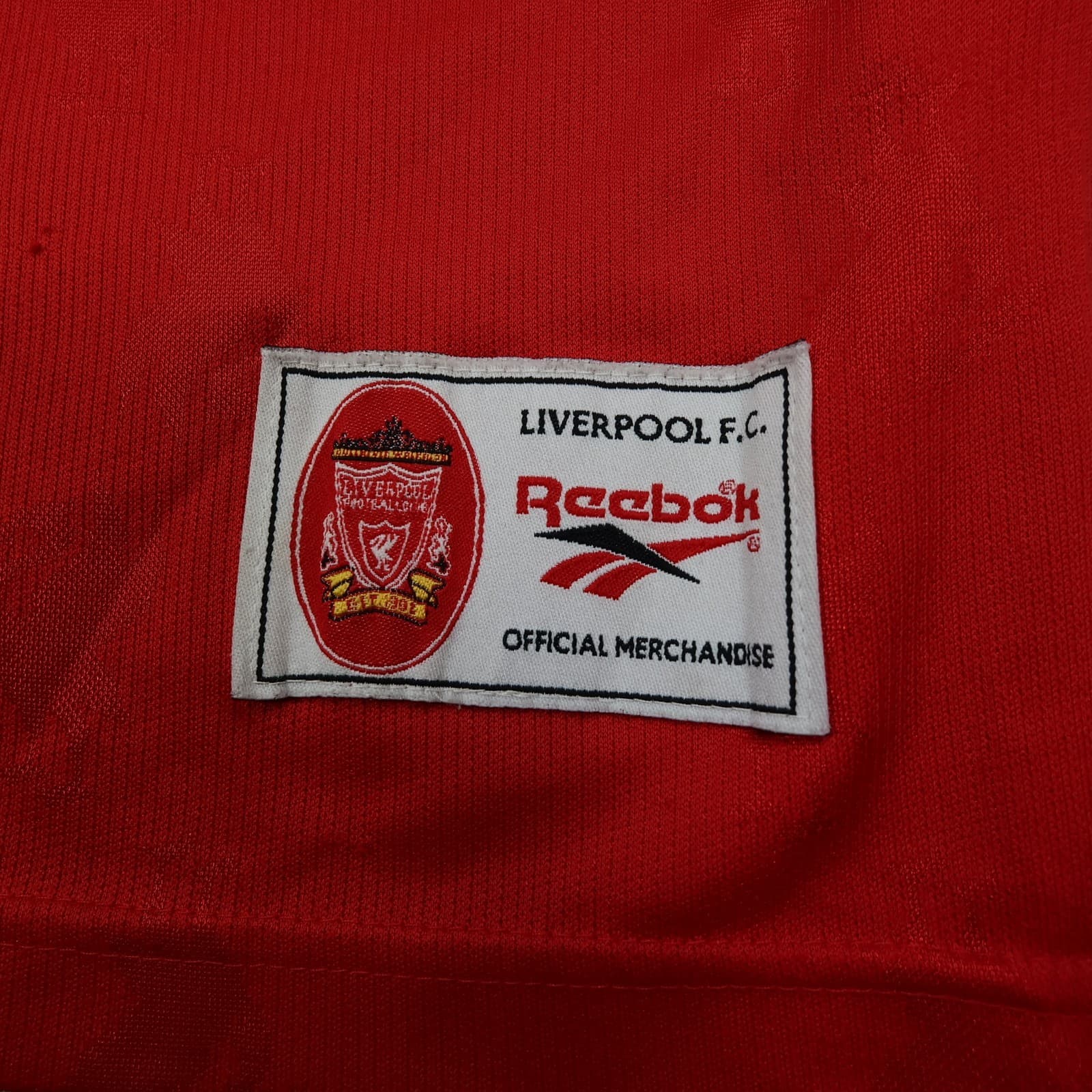 Vintage Liverpool Shirt Medium Red Home Kit 1996 1997 Reebok Jersey 38/40 90s photo 3