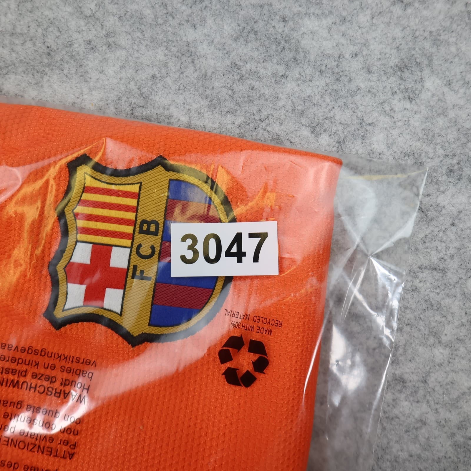Barcelona Shirt Large Orange Away Kit 2012 2013 Nike Soccer Jersey photo 18