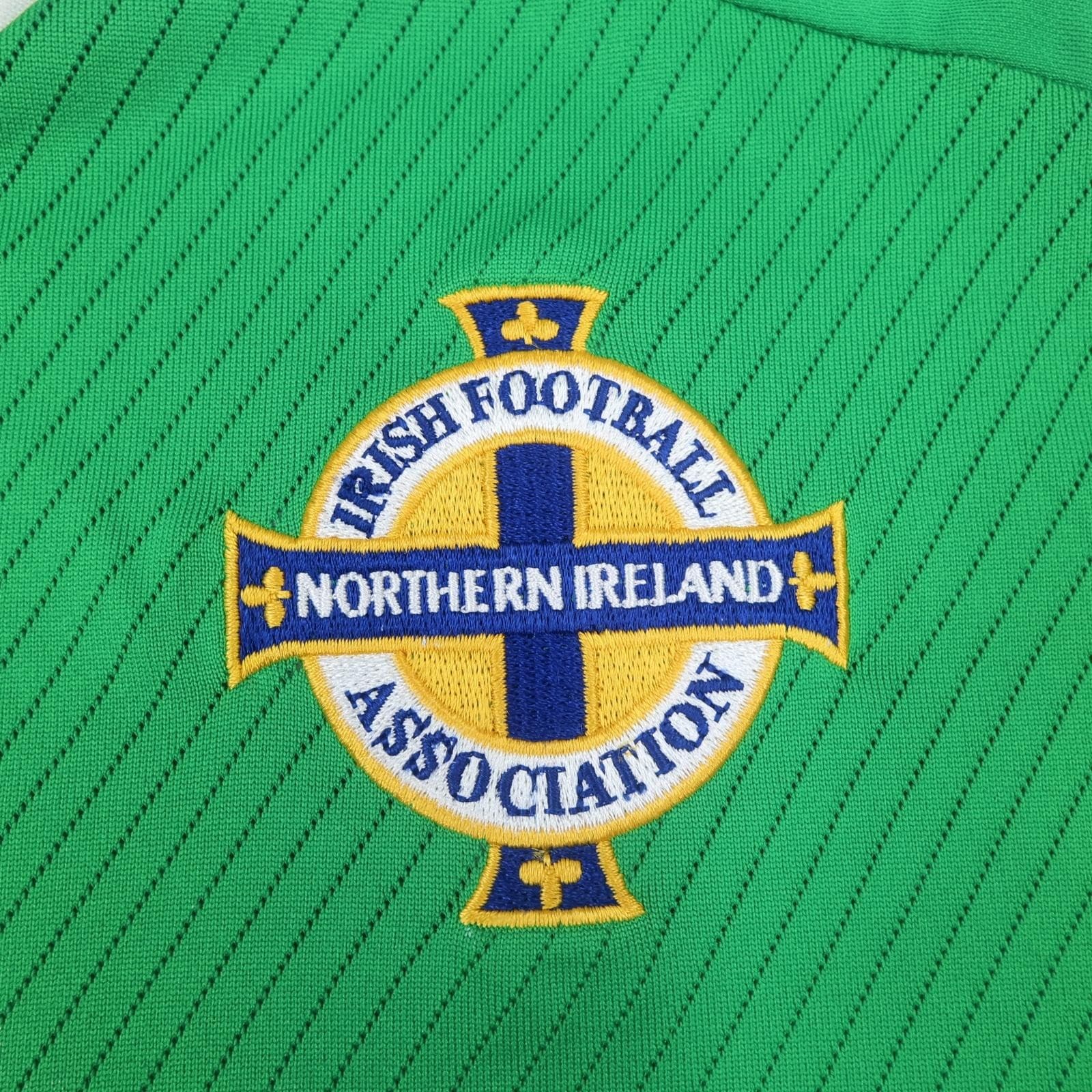 Northern Ireland Home Shirt Mens Large Green 2008 2010 Football Umbro Jersey photo 2