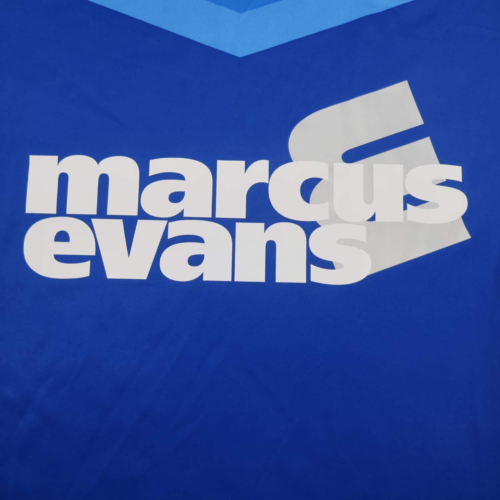 Ipswich Town Shirt Medium Blue Home Kit 2016 2017 Adidas Jersey Marcus Evans photo 4