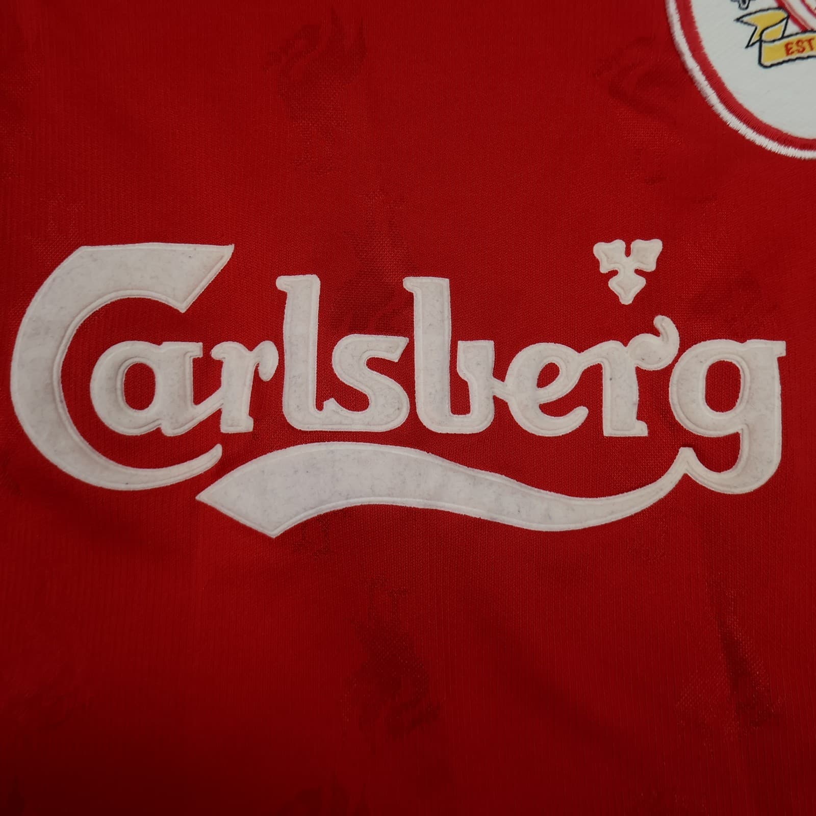 Vintage Liverpool Shirt Large Red Home Kit 1996 1997 Reebok Jersey 42/44 90s photo 7