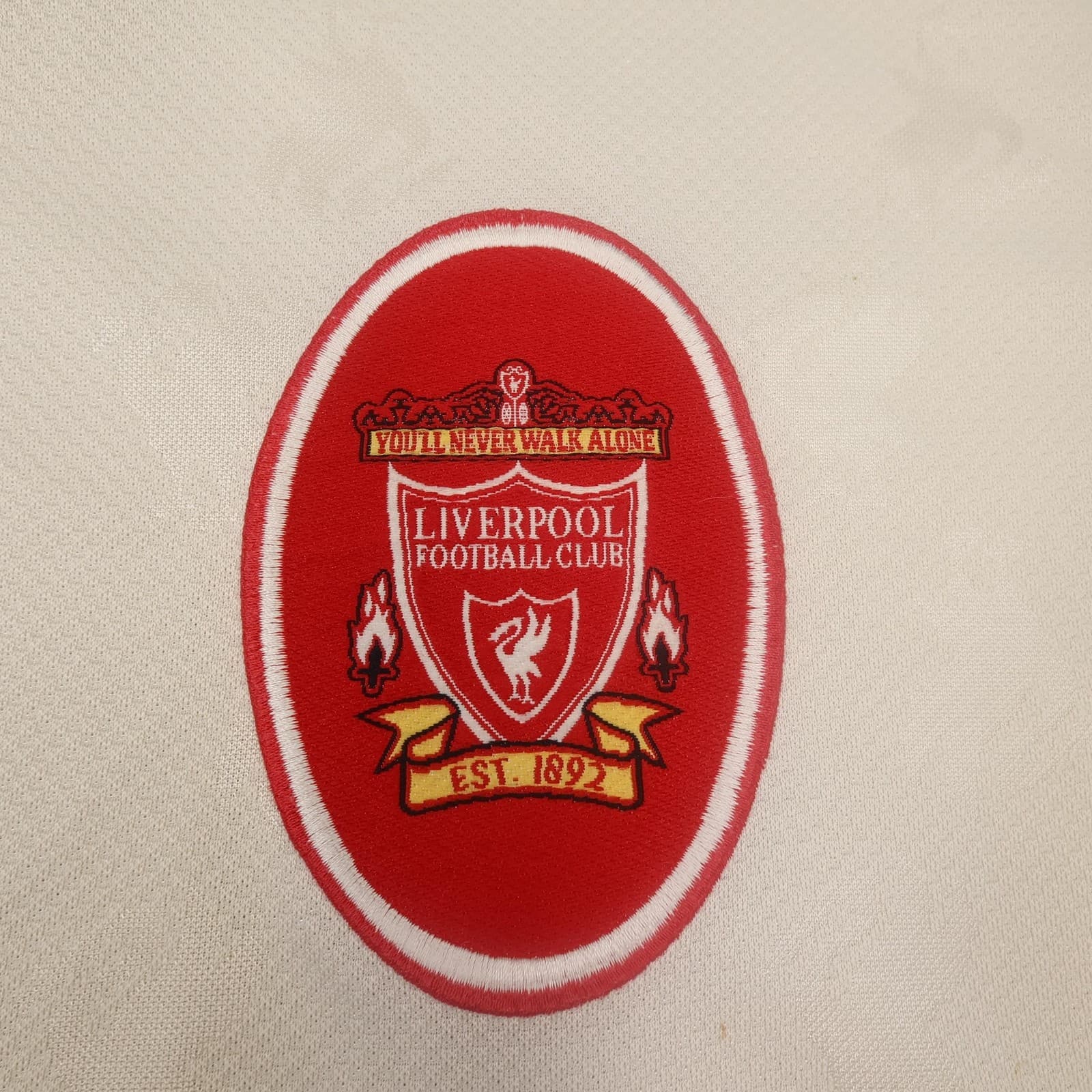 Vintage Liverpool Away Shirt Mens 2XL Beige 1996 1997 Reebok Carlsberg Jersey photo 4