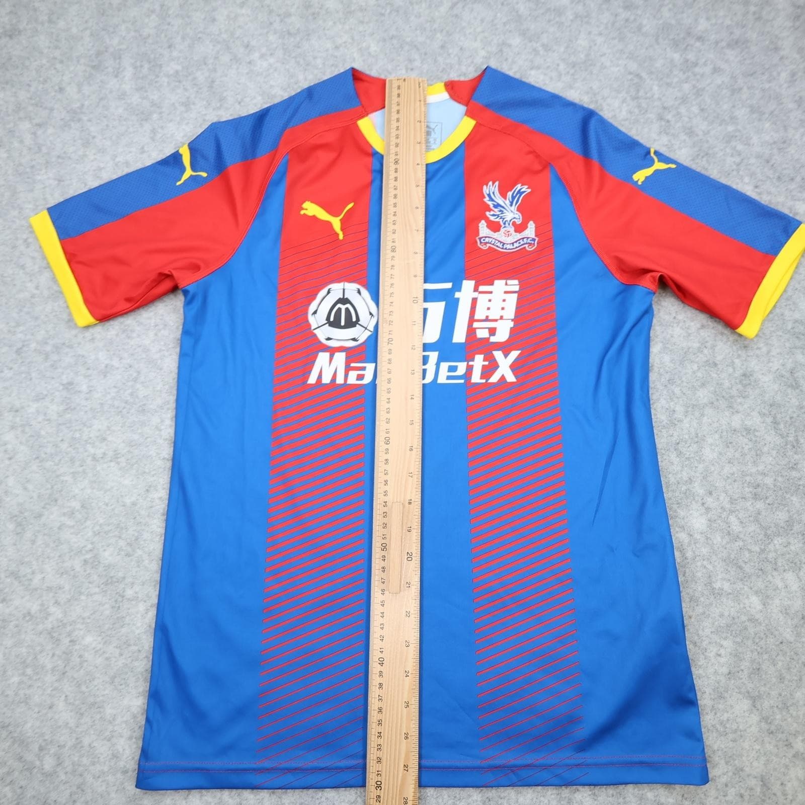 Crystal Palace Shirt Mens Medium Blue Home 2018 2019 EPL Football Puma ManBetX photo 11