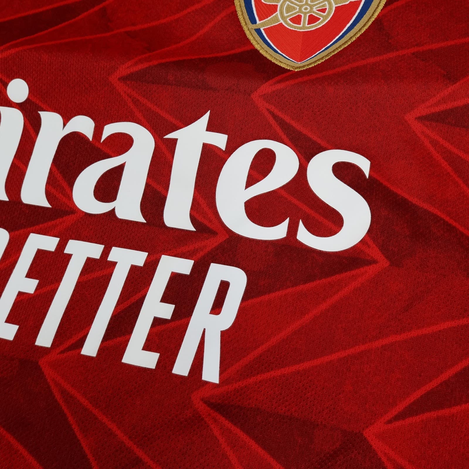Arsenal Shirt Mens Large Red Home 2020 2021 Adidas Emirates Soccer Jersey photo 5