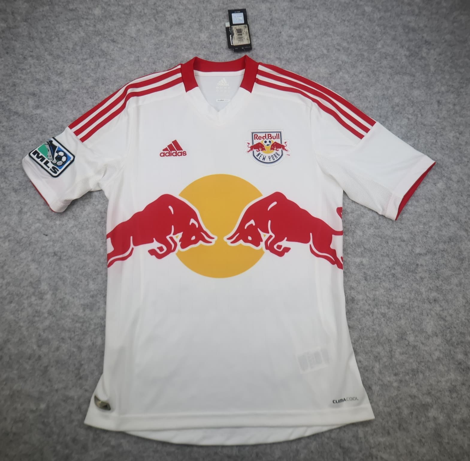 New York Red Bulls Football Shirt Small White Home Kit 2012 Adidas Henry 14 MLS photo 2