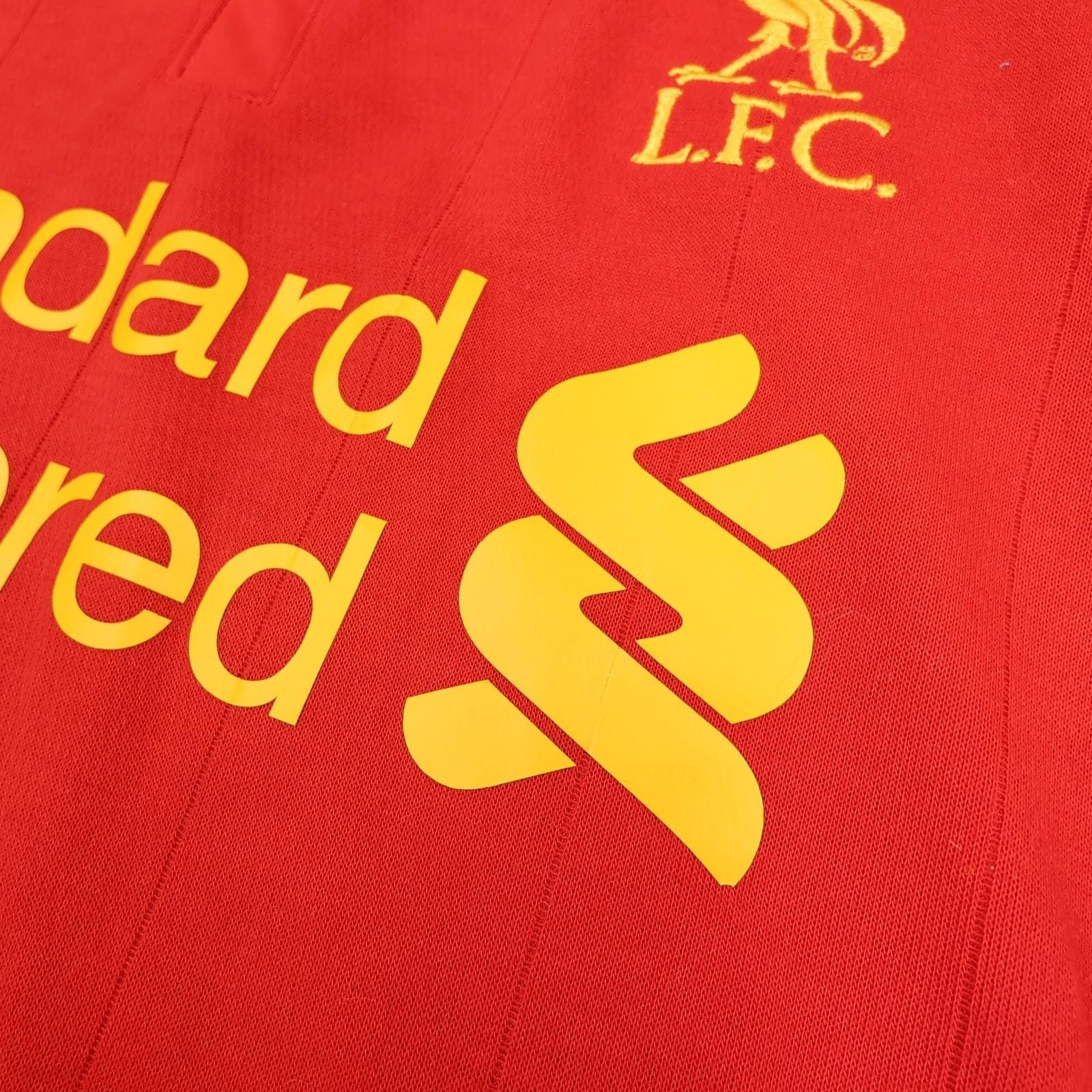 Liverpool Shirt Mens Large Red Home 2012 2013 Football Warrior Gerrard 8 Jersey photo 5