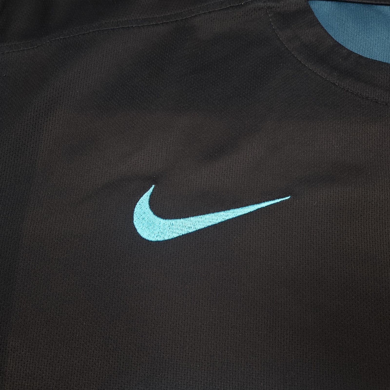 Manchester City Shirt Mens Large Blue Away 2015 2016 Football Nike Soccer Jersey photo 6