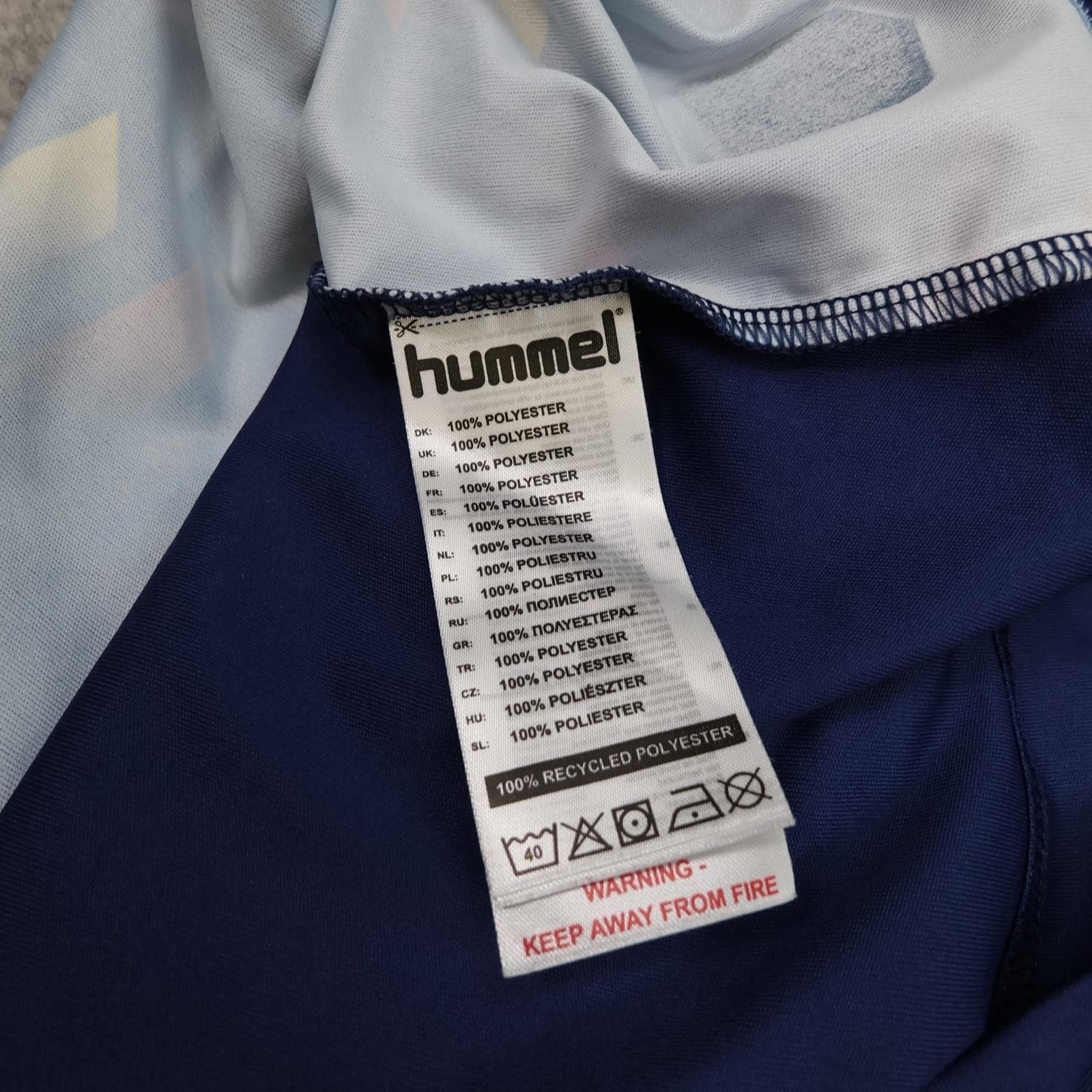 Kilmarnock FC Shirt Mens XL Blue Third Football Hummel 2022 2023 Soccer Jersey photo 12