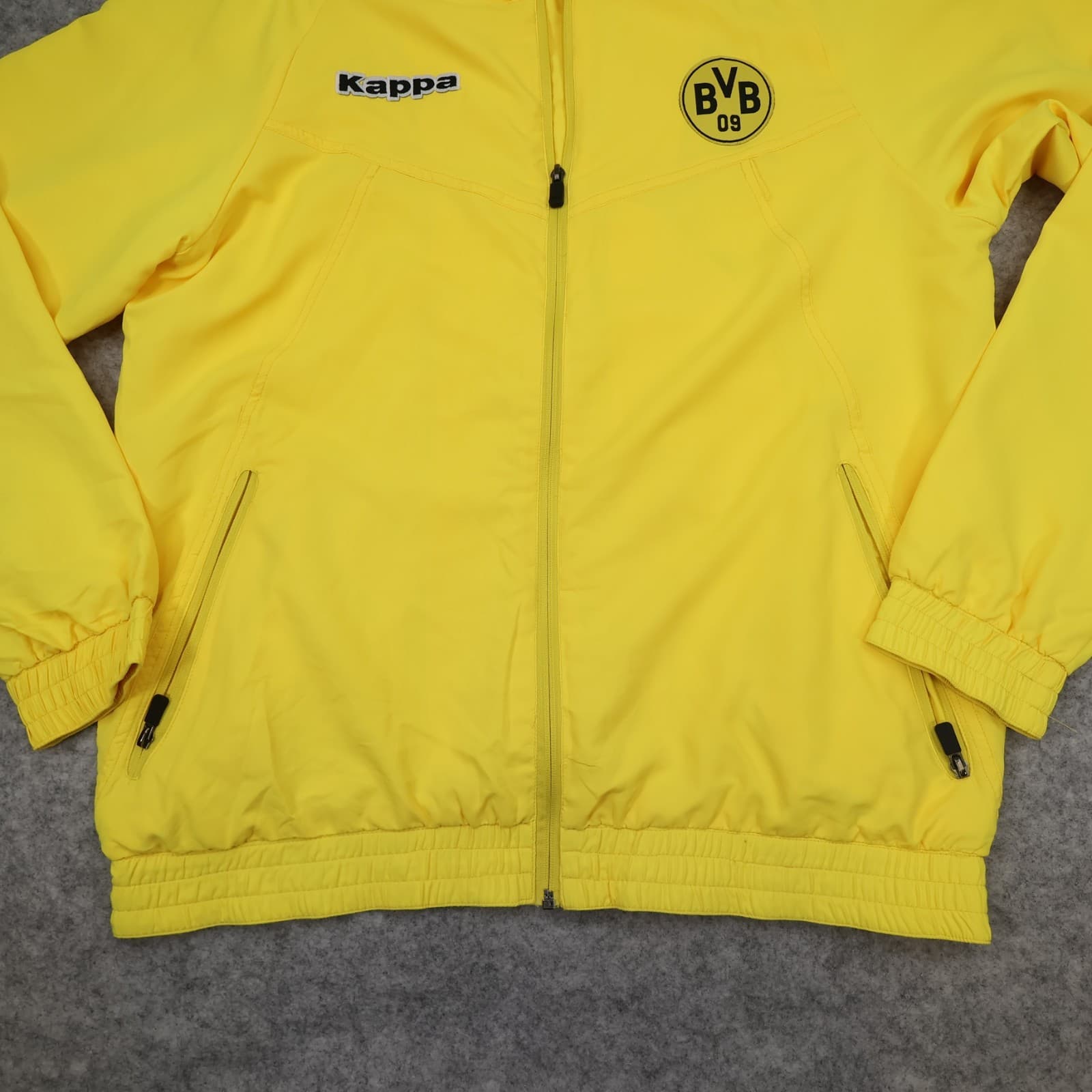 Borussia Dortmund Jacket Large Yellow Kappa Track 2010 2011 Zipped photo 8