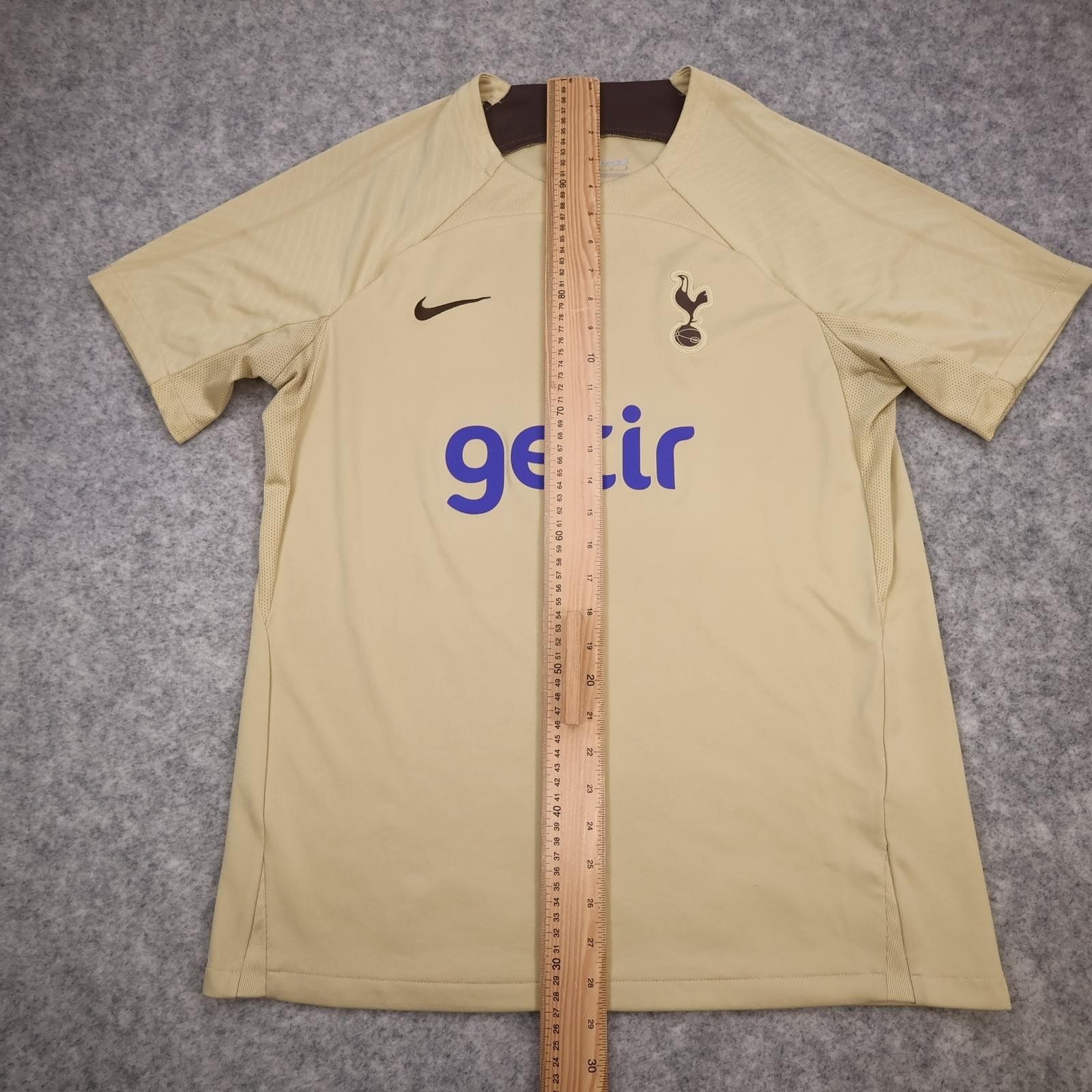 Tottenham Hotspur Training Shirt Mens Large Beige Football Nike Getir 2023 2024 photo 9
