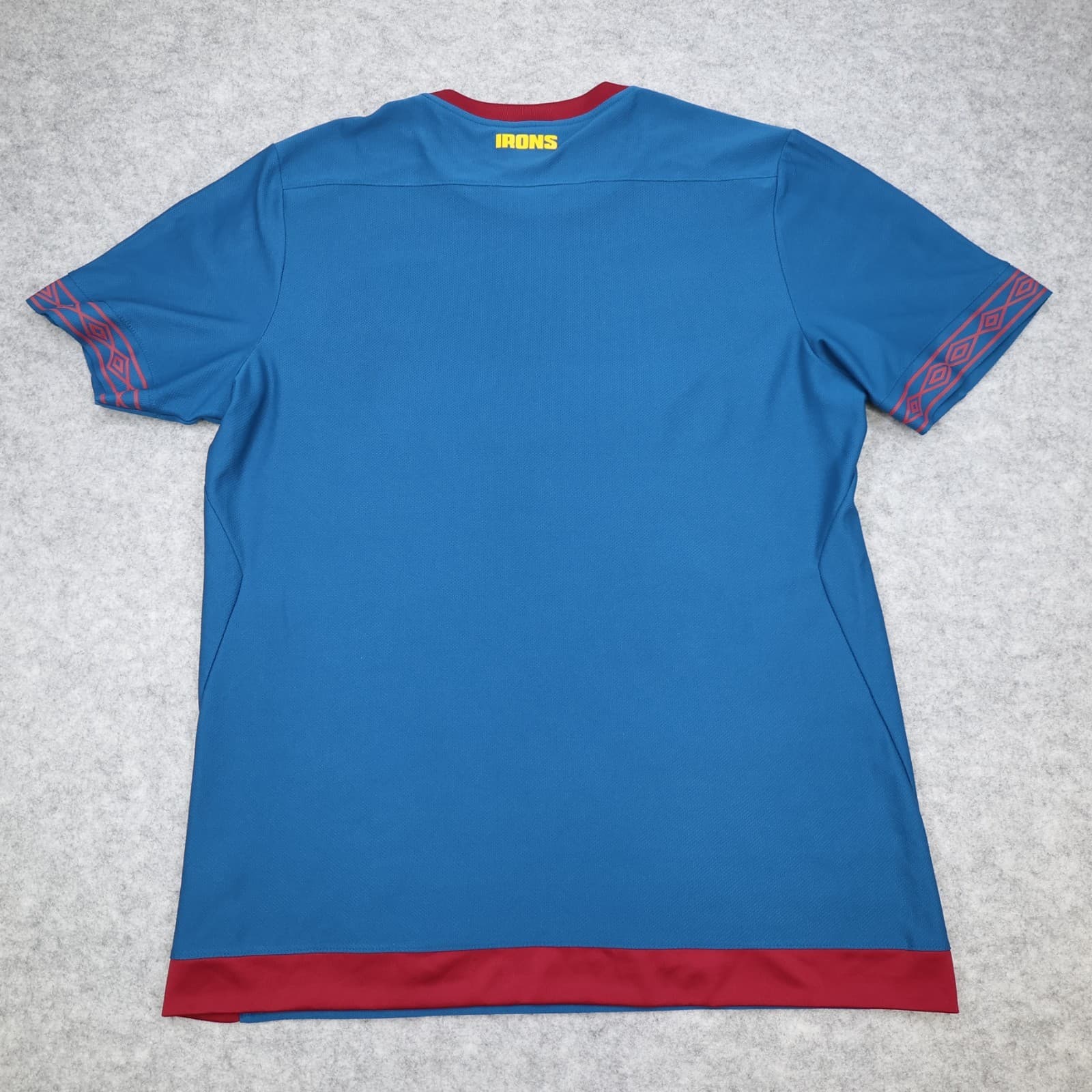 West Ham Shirt Extra Large Blue 2018 2019 Umbro Away Shirt Soccer Jersey photo 2