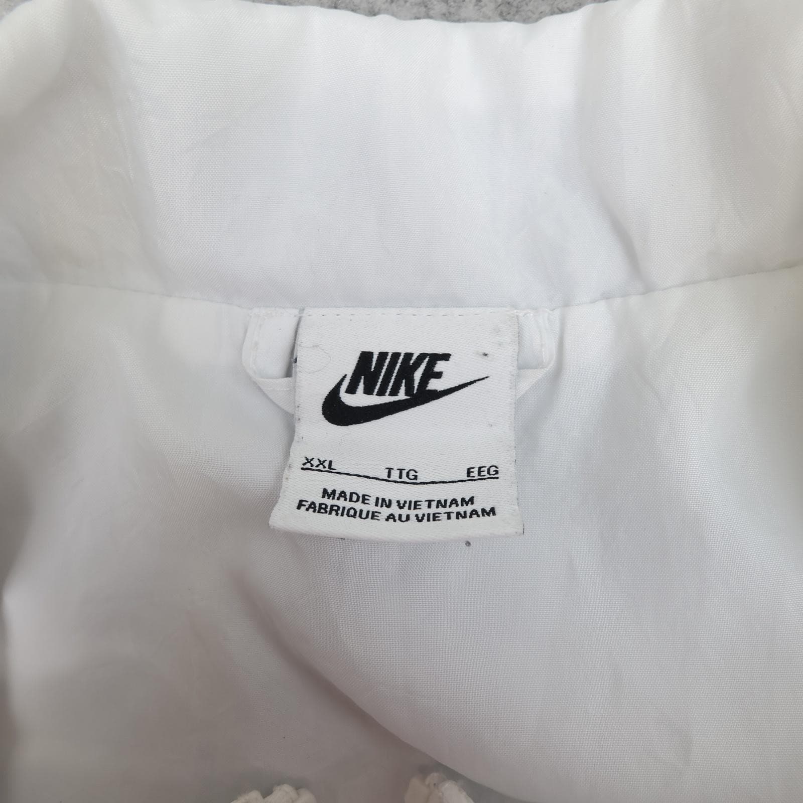 Nike Air Jacket Mens 2XL White Colourblock Full Zip Windbreaker FN7864-121 photo 4