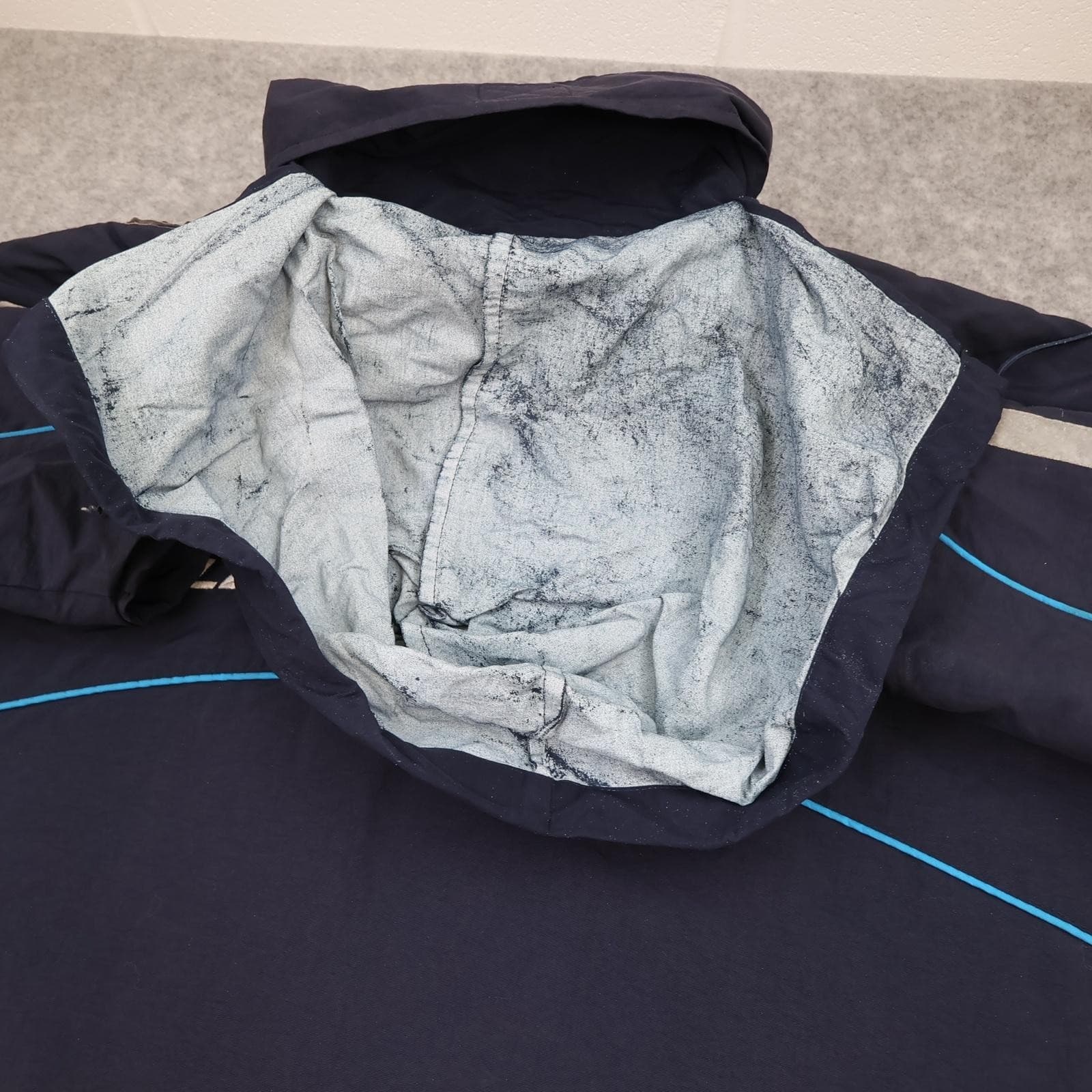 Vintage Manchester City Jacket Mens 2XL Navy EPL 2002 2003 Le Coq Sportif Eidos photo 11