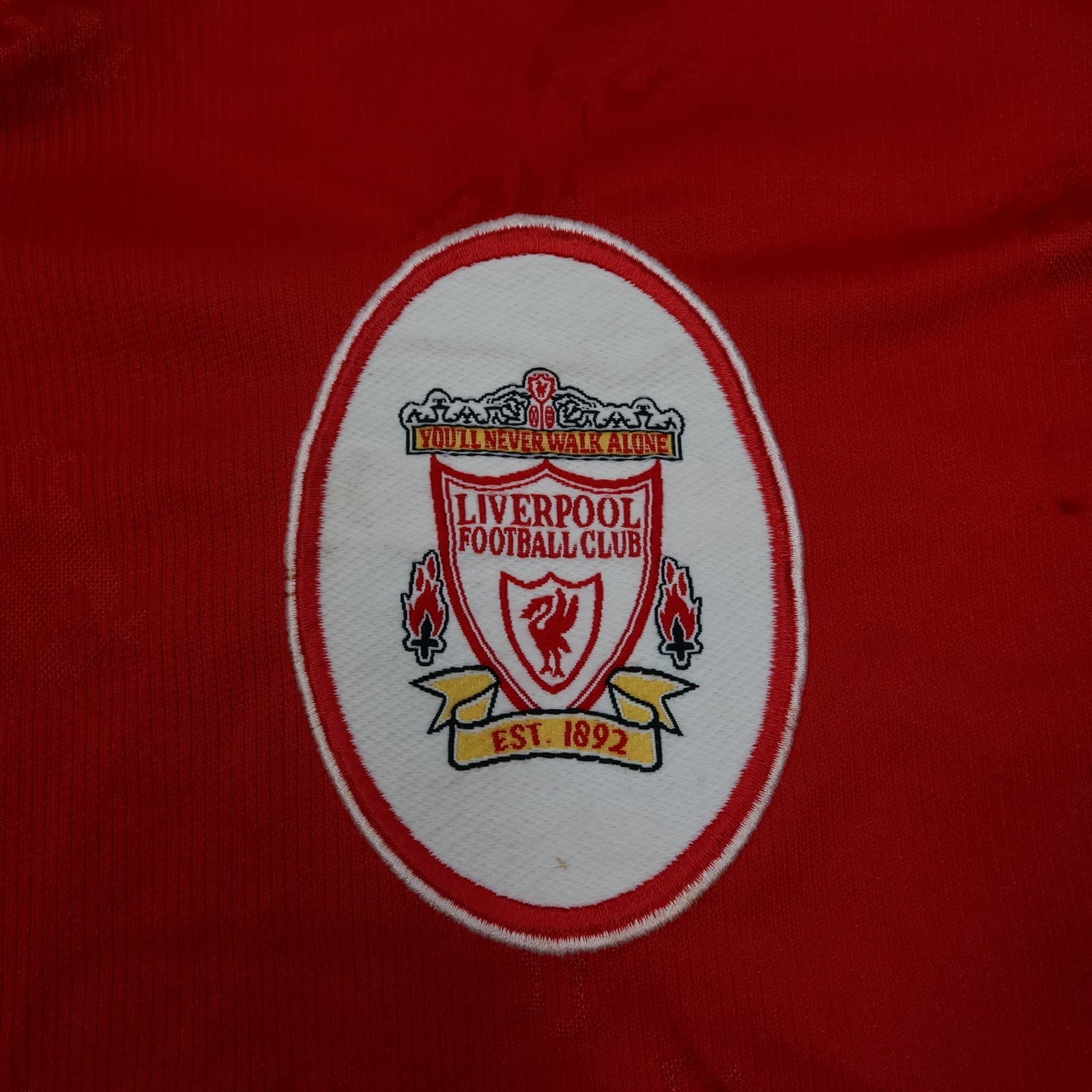 Vintage Liverpool Shirt Medium Red Home Kit 1996 1997 Reebok Jersey 38/40 90s photo 6