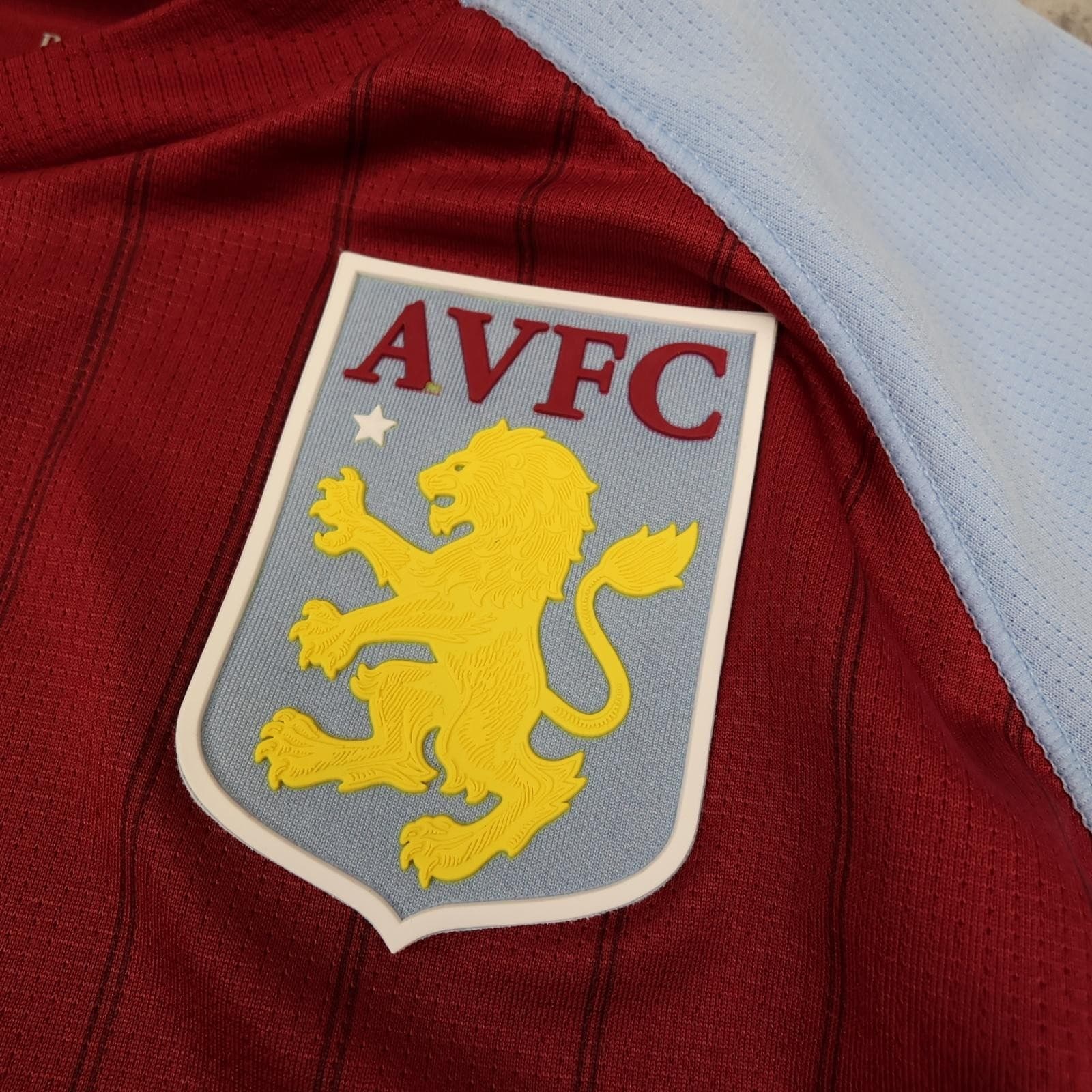 Aston Villa Shirt Mens 3XL Red Home 2020 2021 Football Kappa Cazoo Jersey photo 4