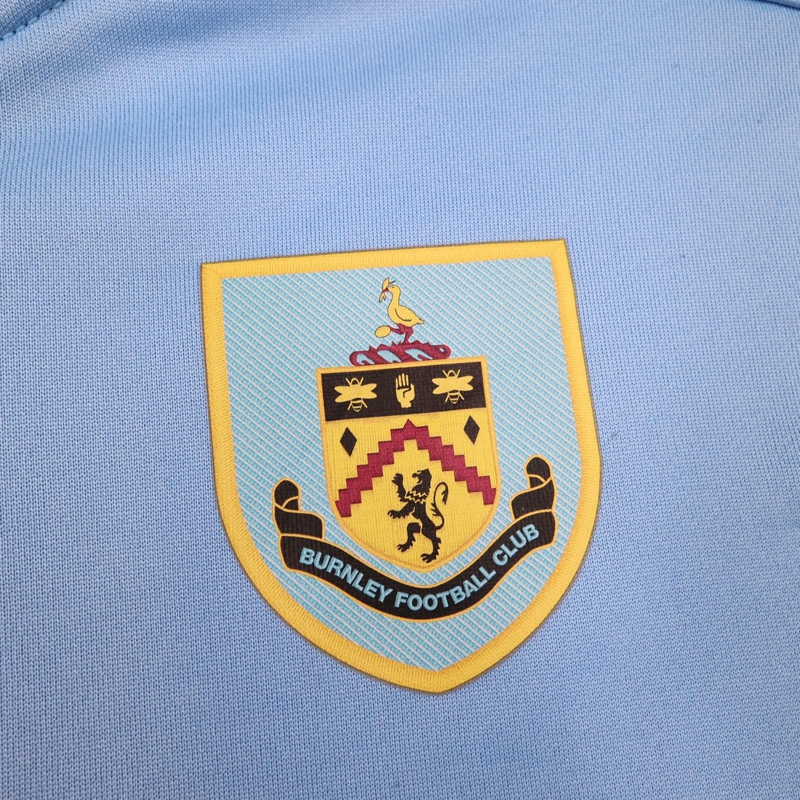 Burnley Training Top Mens 3XL Blue EPL Football Umbro LoveBet 1/4 Zip Jersey photo 5