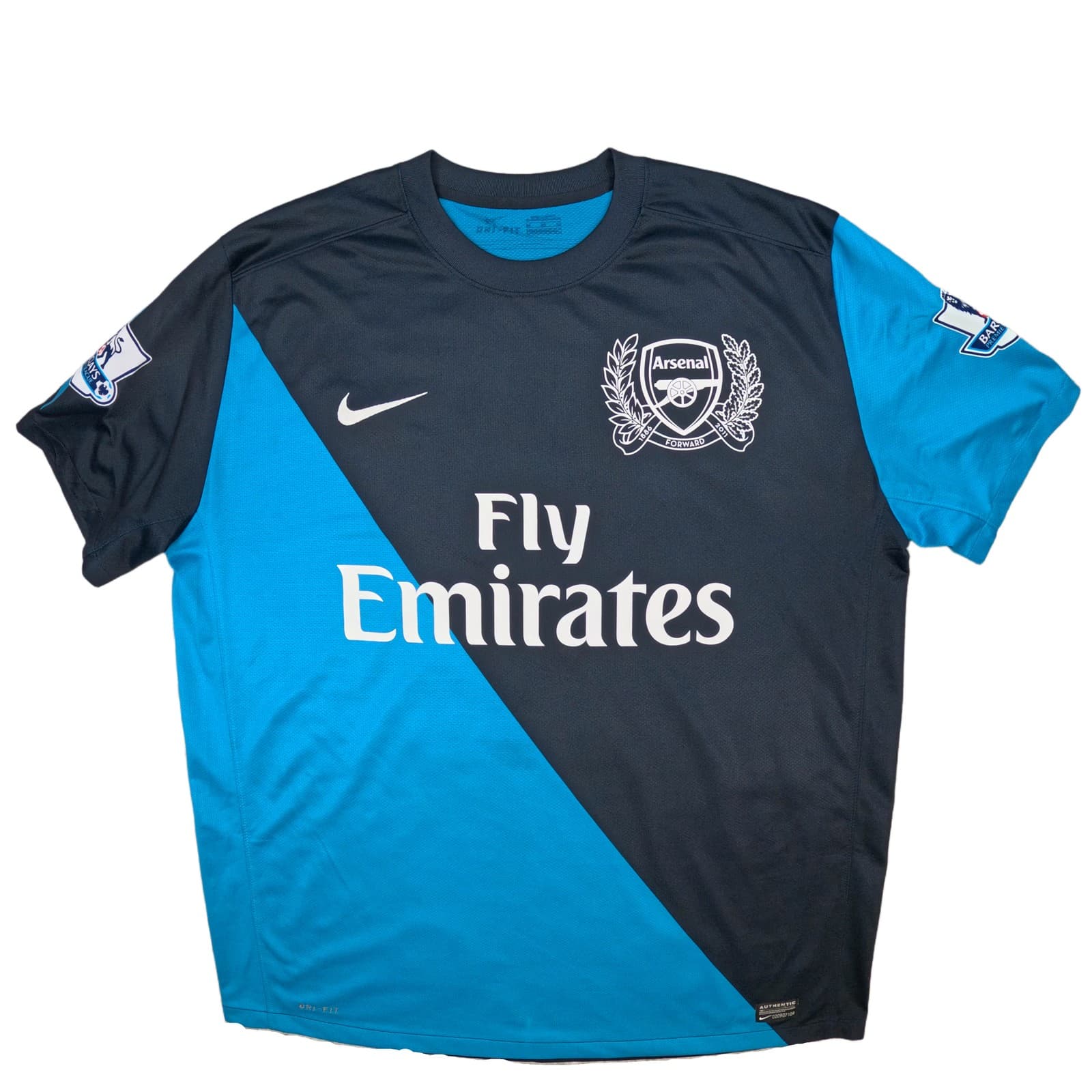 Arsenal Football Shirt Extra Large 2011 2012 Nike Henry 12 125th Soccer Jersey photo 3