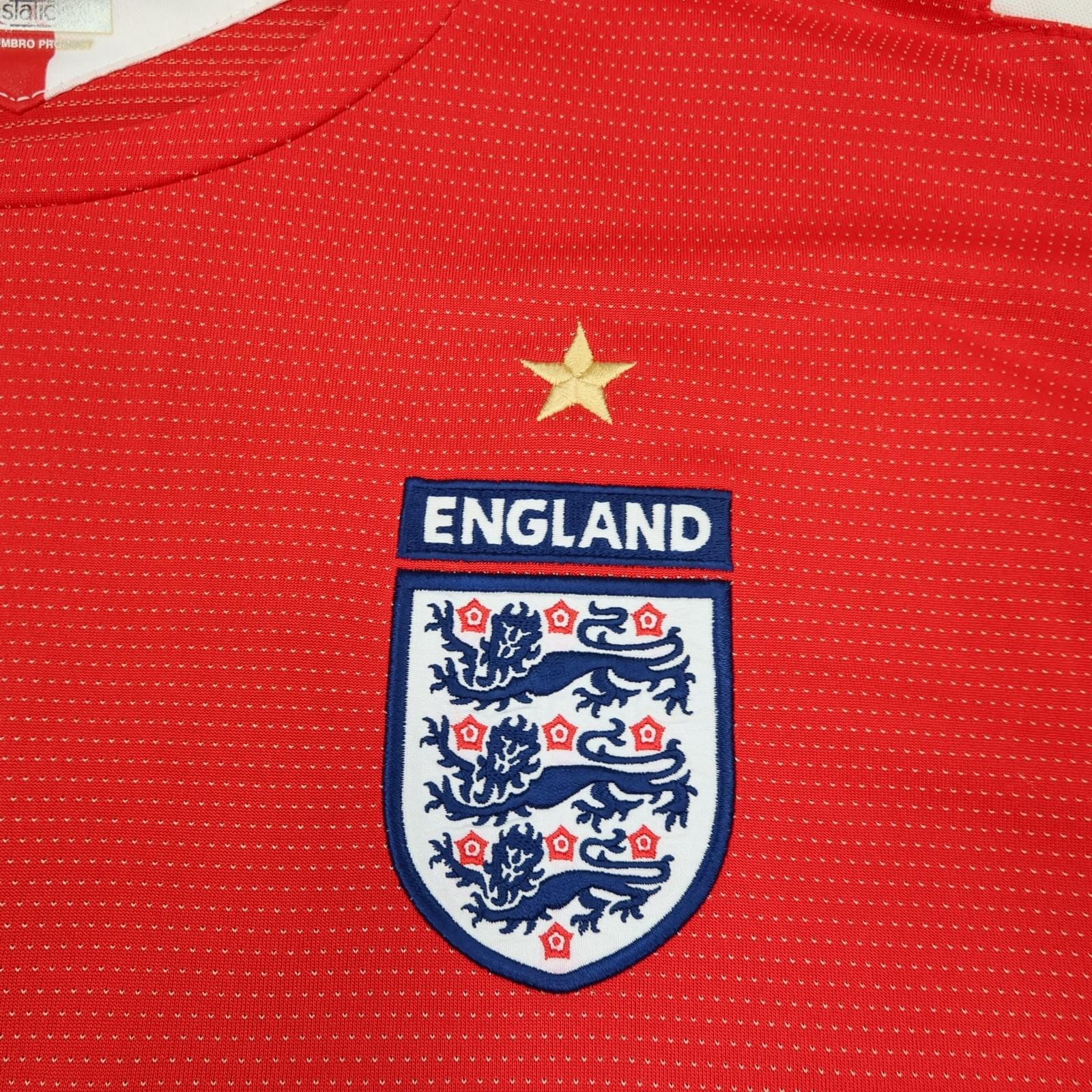 Vintage England Away Shirt Mens 2XL Red 2004 2006 Football Umbro Beckham photo 7