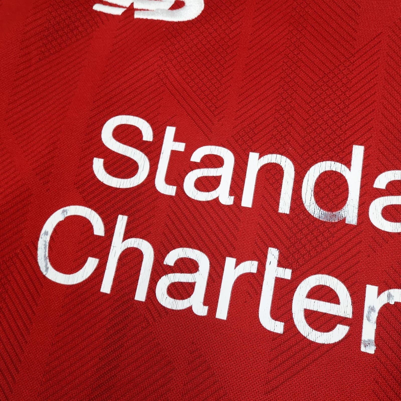Liverpool Shirt Mens Large Red Home 2018 2019 Football New Balance Soccer Jersey photo 4