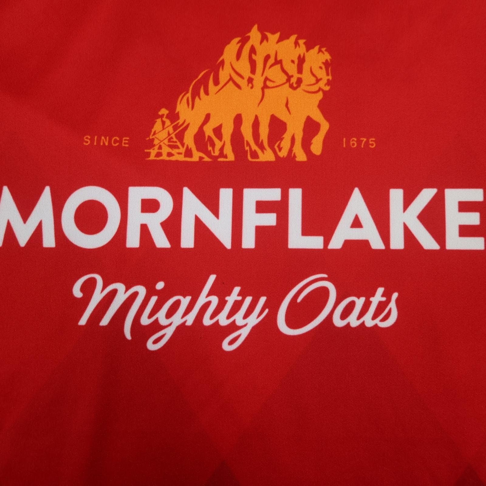 Crewe Alexandra Shirt Mens Large Red Home EFL 2018 2019 FBT Mornflake Jersey photo 5