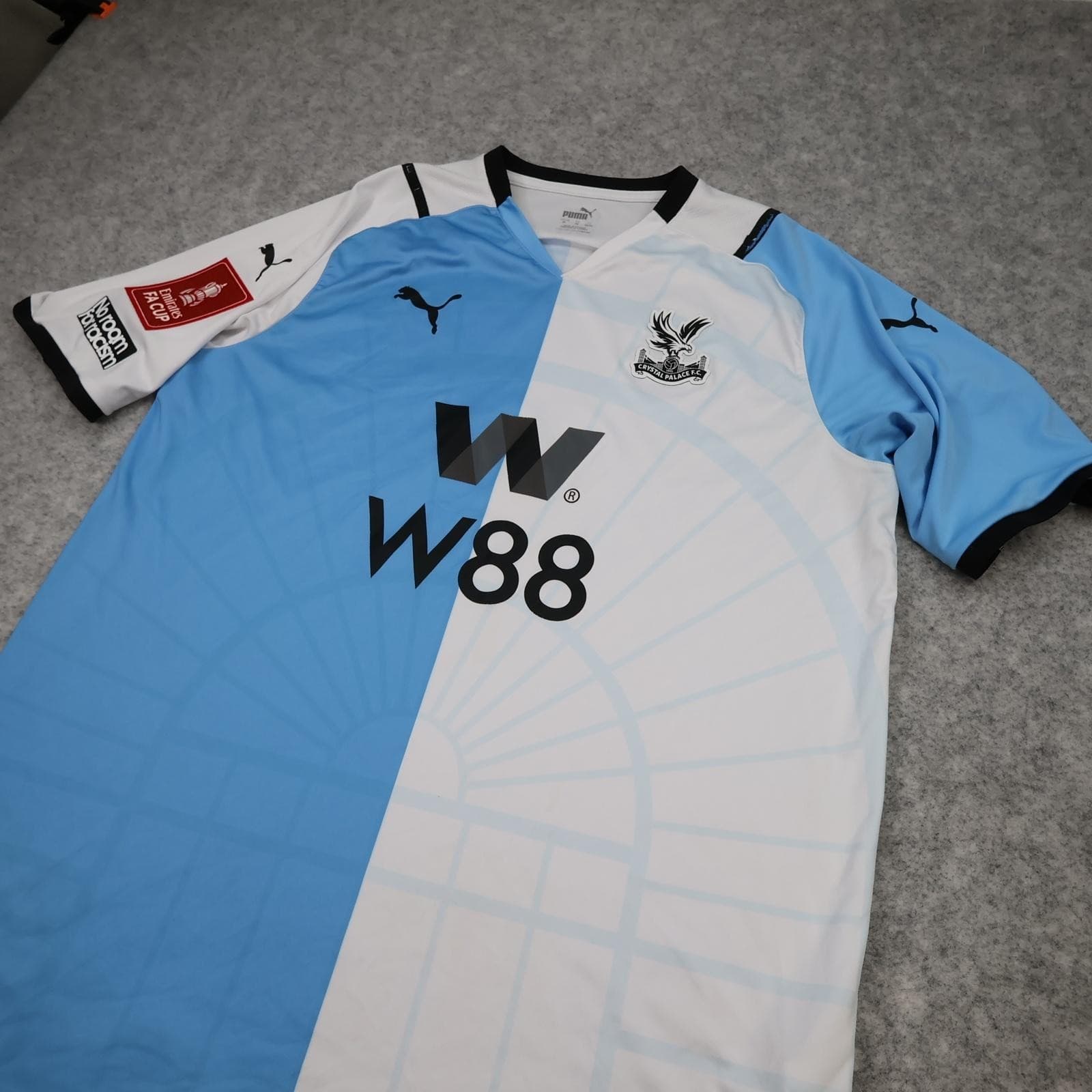 Crystal Palace Shirt Mens XL 3rd Kit 2021 2022 Puma Michael Olise Soccer Jersey photo 3