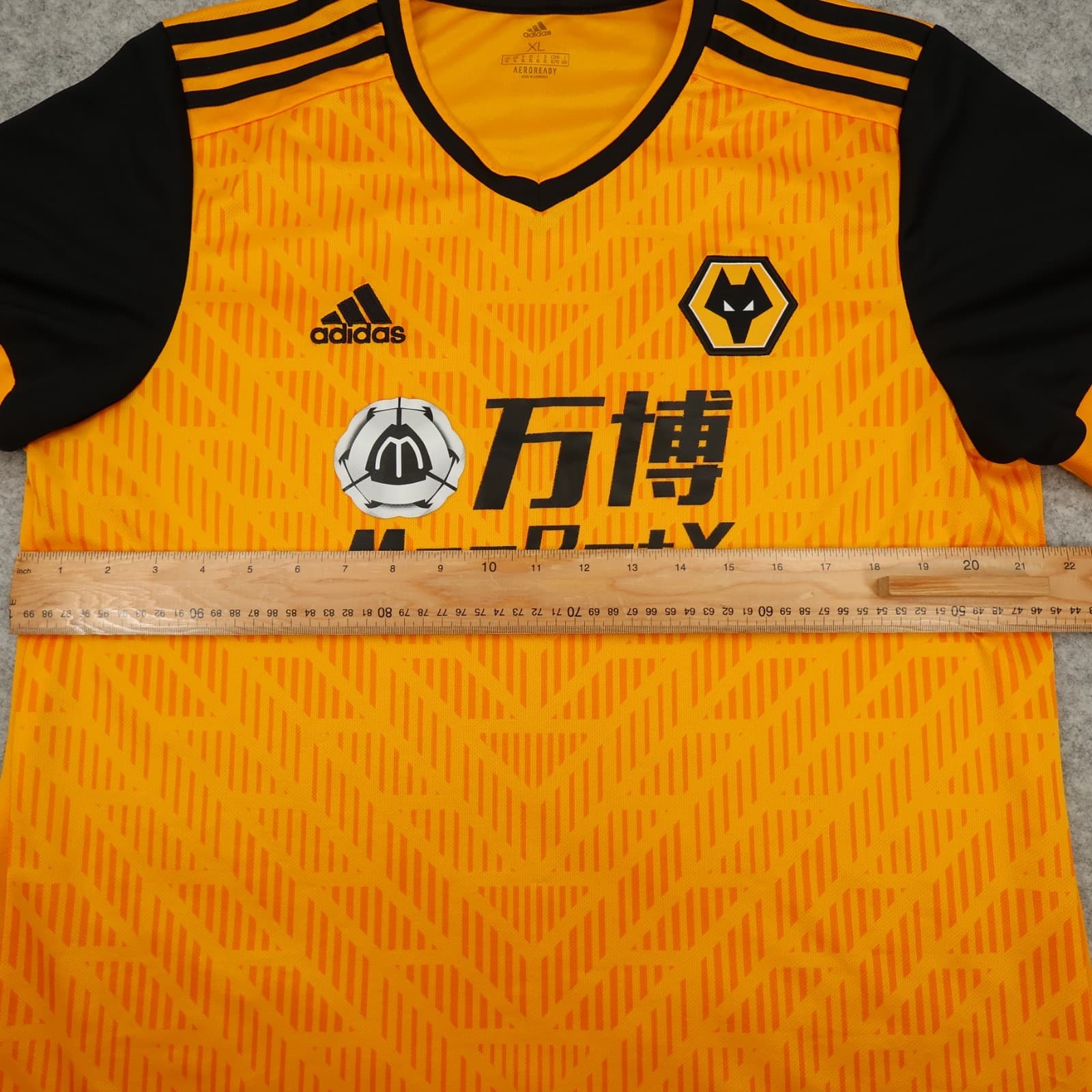 Wolves Football Shirt Extra Large Orange Home  Kit 2020 2021 Adidas Jersey photo 10