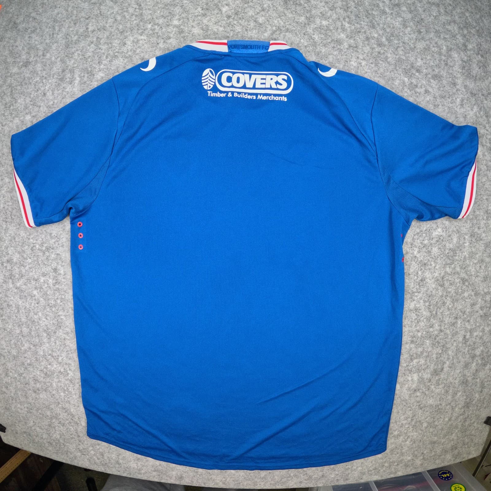Portsmouth Football Shirt 2XL Blue Home Sondico 2017 2018 Soccer Jersey photo 3