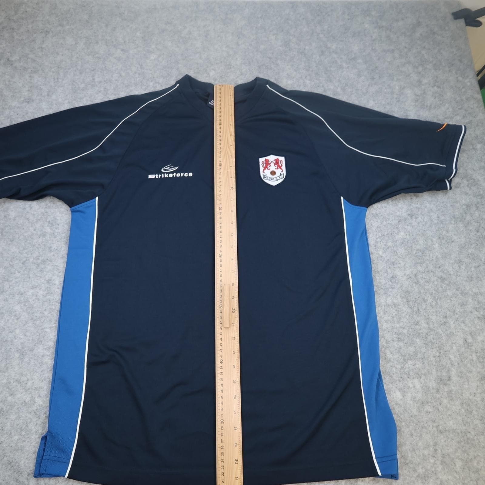 Millwall Training Shirt Mens 3XL Blue Football Strikeforce Soccer Jersey photo 8