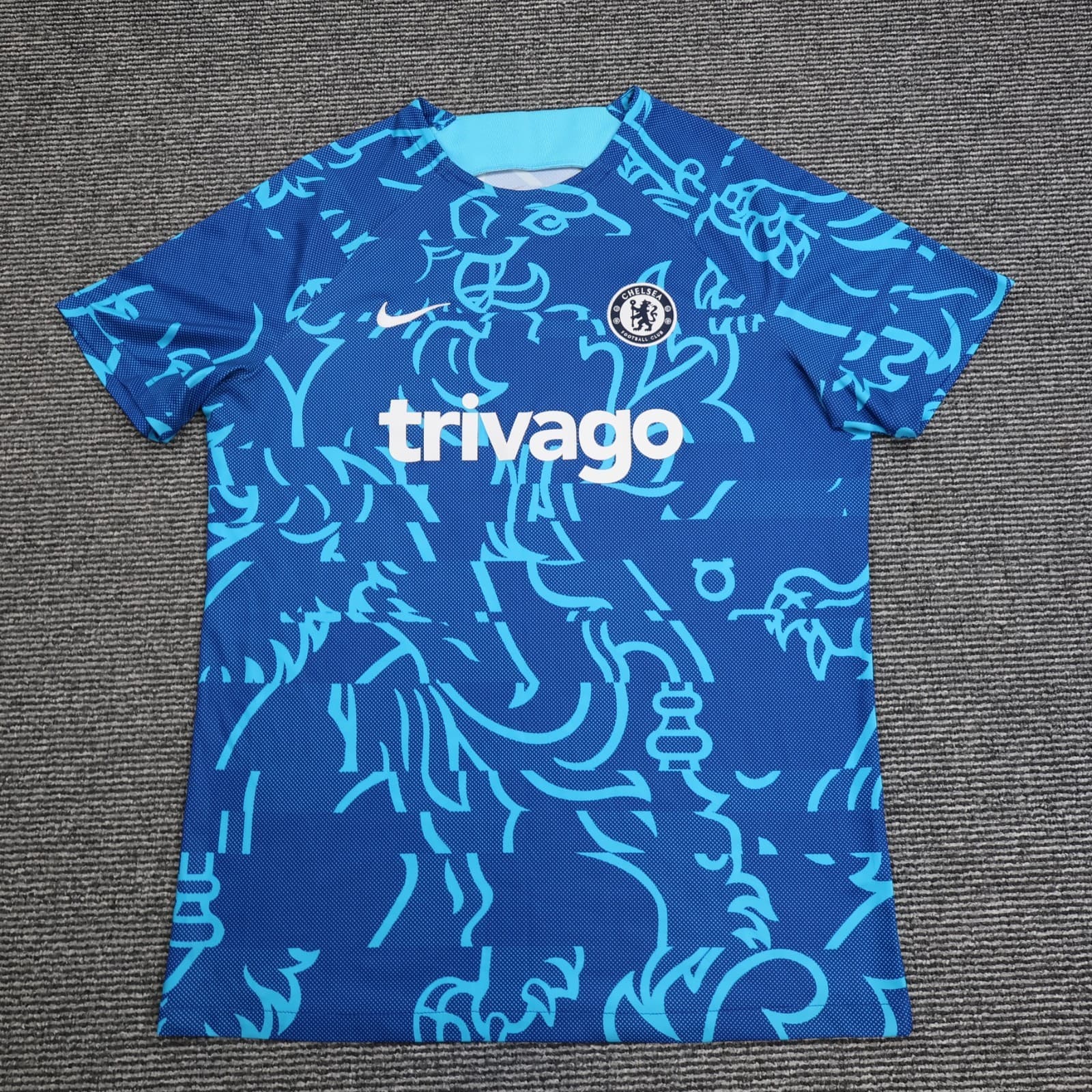 Chelsea Shirt Large Blue Pre Match Kit 2022 2023 Nike Football Soccer Jersey