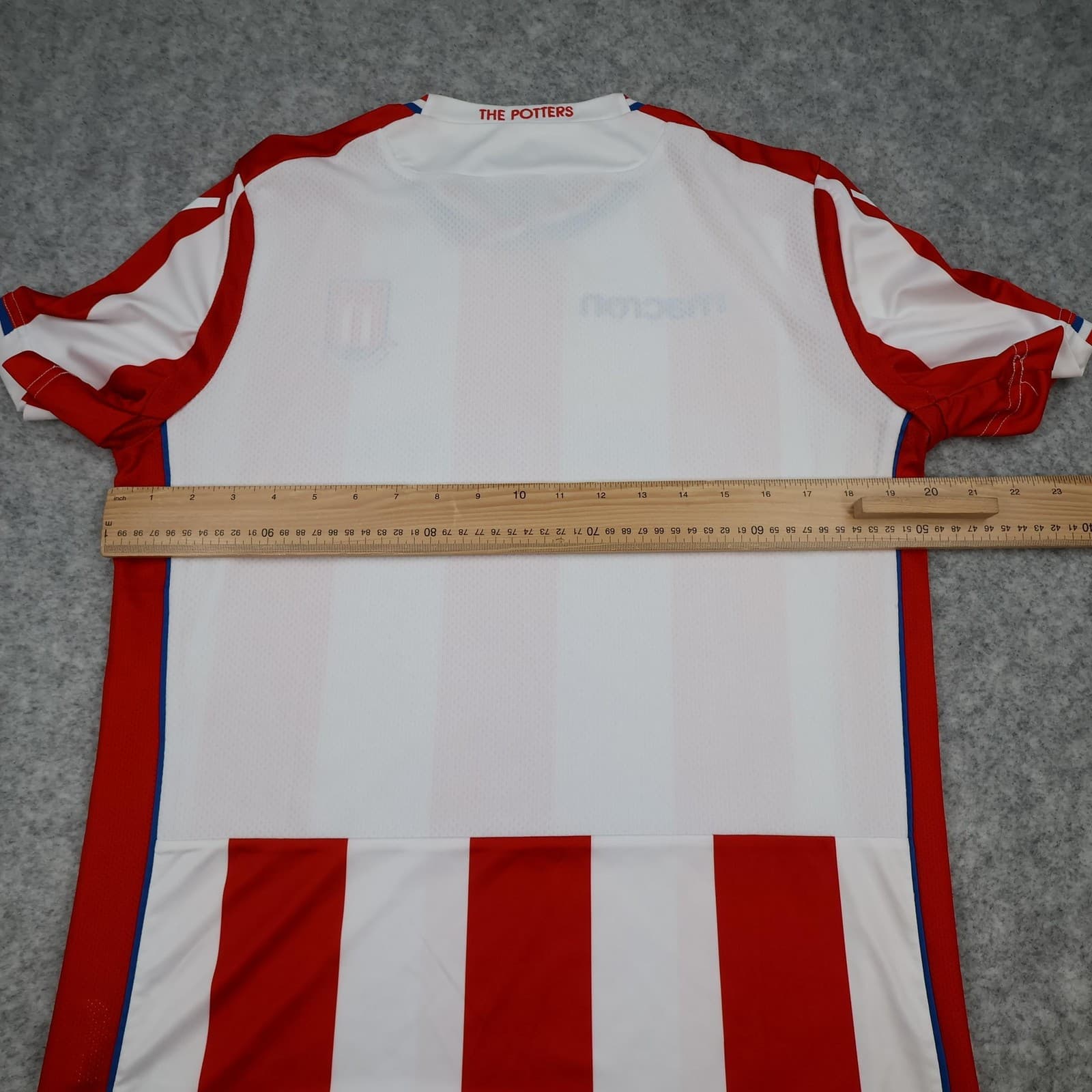 Stoke City Shirt Mens Medium Red Home Kit 2017 2018 Macron Jersey Soccer Jersey photo 9