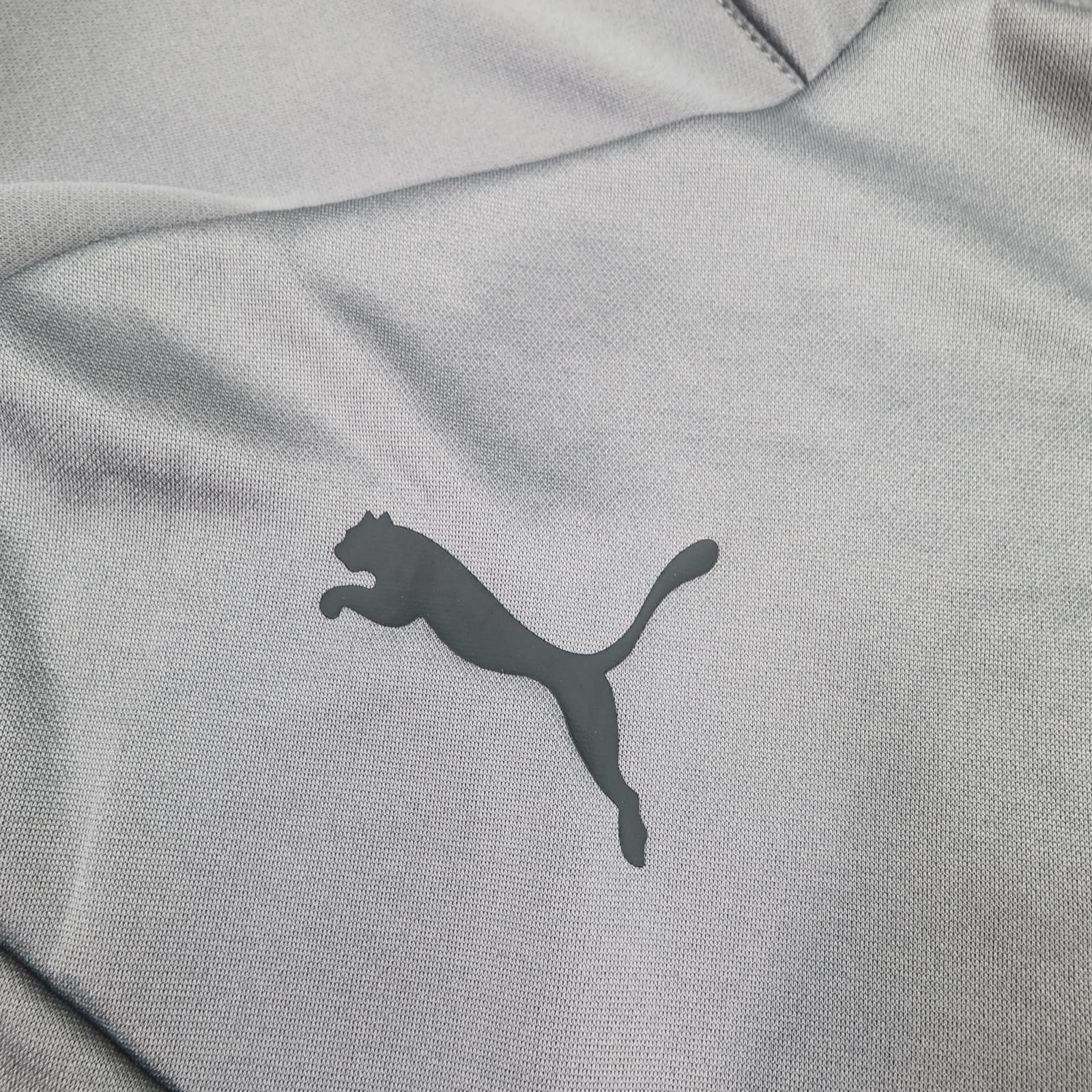 Borussia Dortmund Training Top Mens 2XL Grey Football Puma 1/4 Zip WarmCELL photo 4