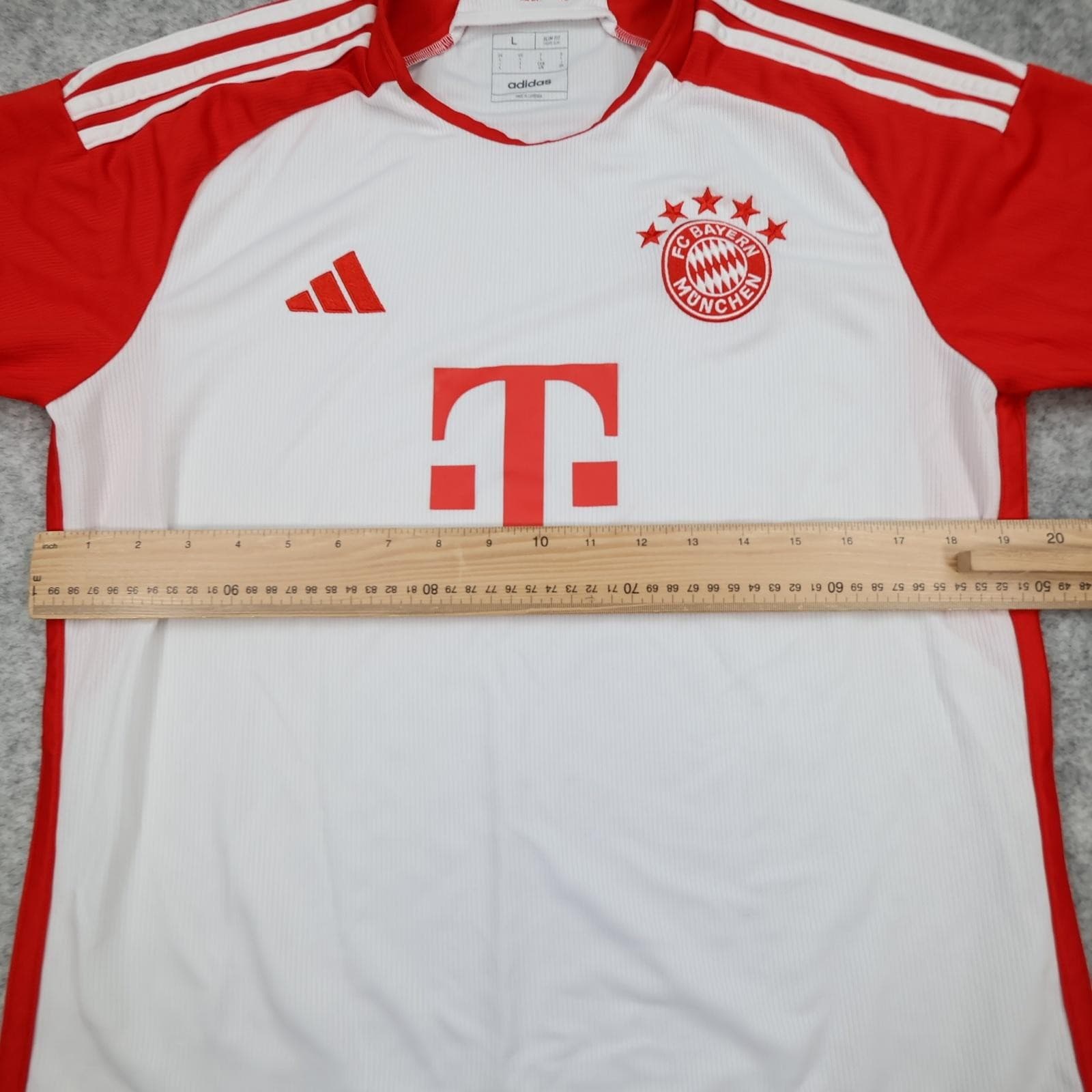 Bayern Munich Shirt Mens Large White Away 2023 2024 Football Adidas Jersey photo 10